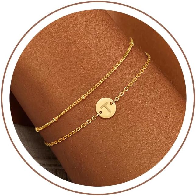 Detalle de sloong Armband 18K vergoldet, 26 Buchstaben