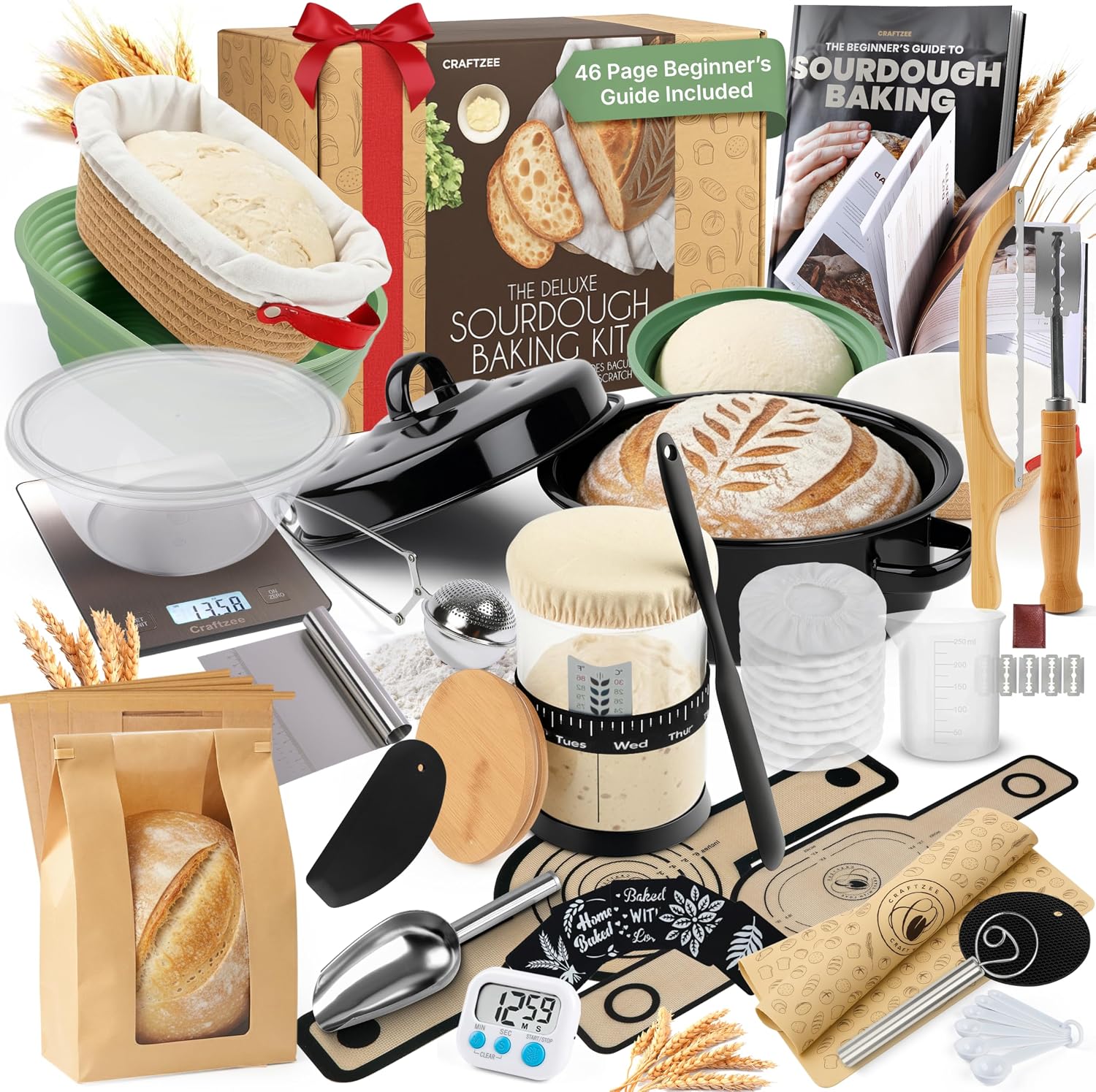 Detalle de Super Deluxe PREMIUM Sourdough Kit 3.5qt ๐