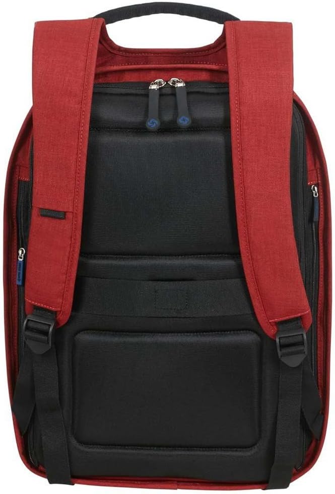 Detalle de Samsonite Securipak Zaino Porta PC 15,6'' Garnet Red: sicurezza, stile e funzionalità per il moderno professionista