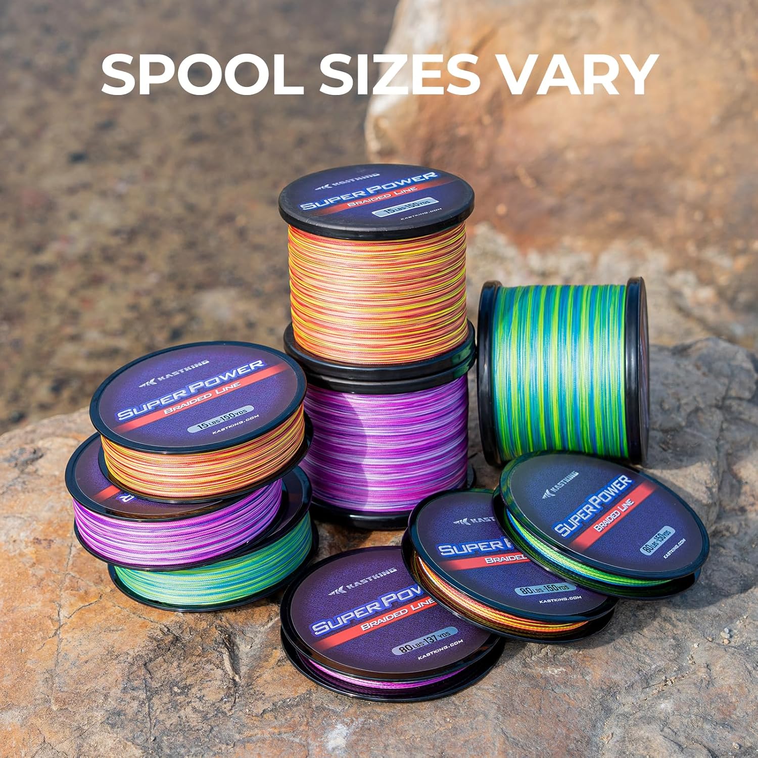 Thumbnail 6 de KastKing SuperPower Braided Fishing Line – Ultra-Strong, Low-Memory, Zero-Stretch Tackle