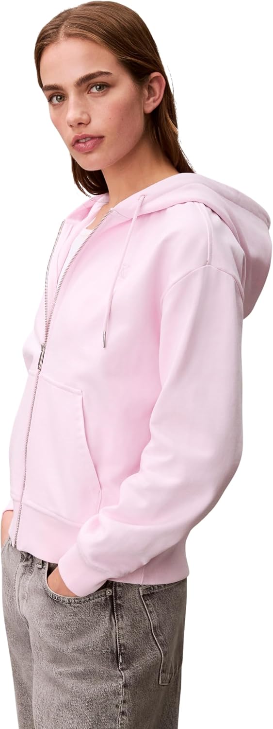 Thumbnail 1 de Calvin Klein Donna Felpa con zip Archive Logo French Terry con cappuccio