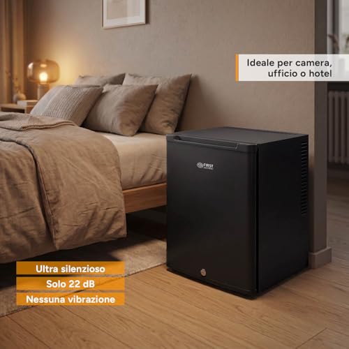 Detalle de TZS First Austria Mini Frigorifero 40L silenzioso: minibar compatto con porta reversibile e luce interna