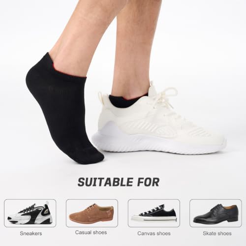 Thumbnail 6 de Niorasen Bamboo Trainer Socks, Low-Cut, 6 Pairs, 90% Bamboo Viscose