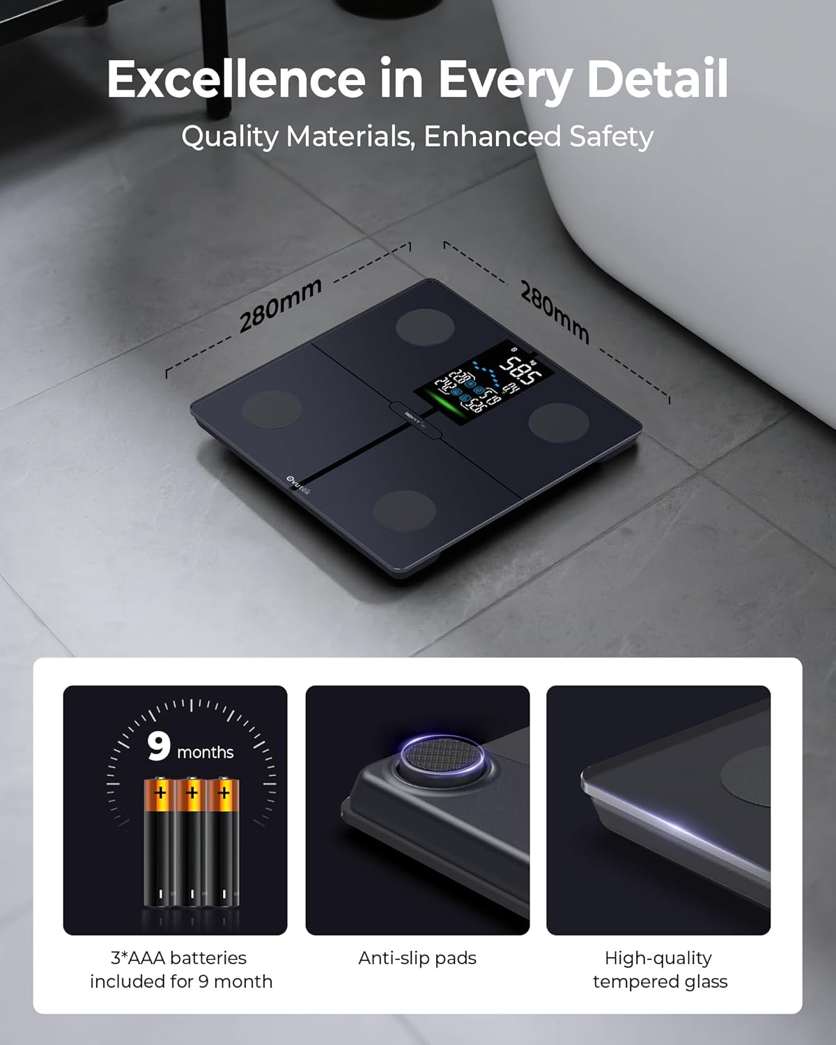 Thumbnail 5 de Ovutek Smart Scale: Body Weight & Health