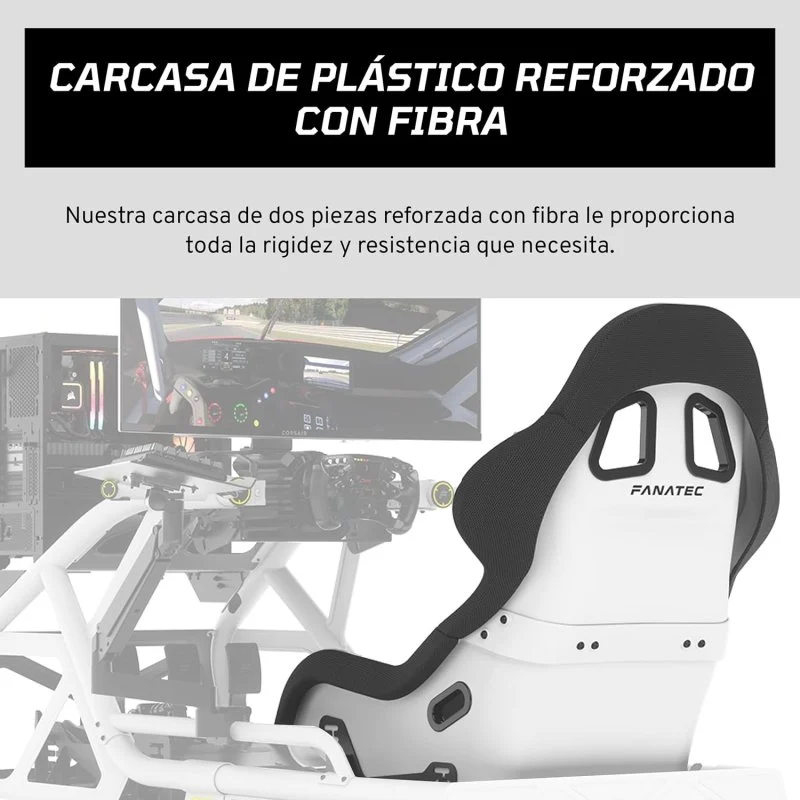 Thumbnail 3 de Fanatec ClubSport GT: Asiento Sim Racing Reforzado con Fibra y Soporte Lumbar para Cockpits de Alto Nivel