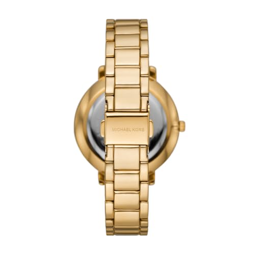 Detalle de Michael Kors Pyper Watch for Women: 38mm Gold Tone, Quartz Three-Hand