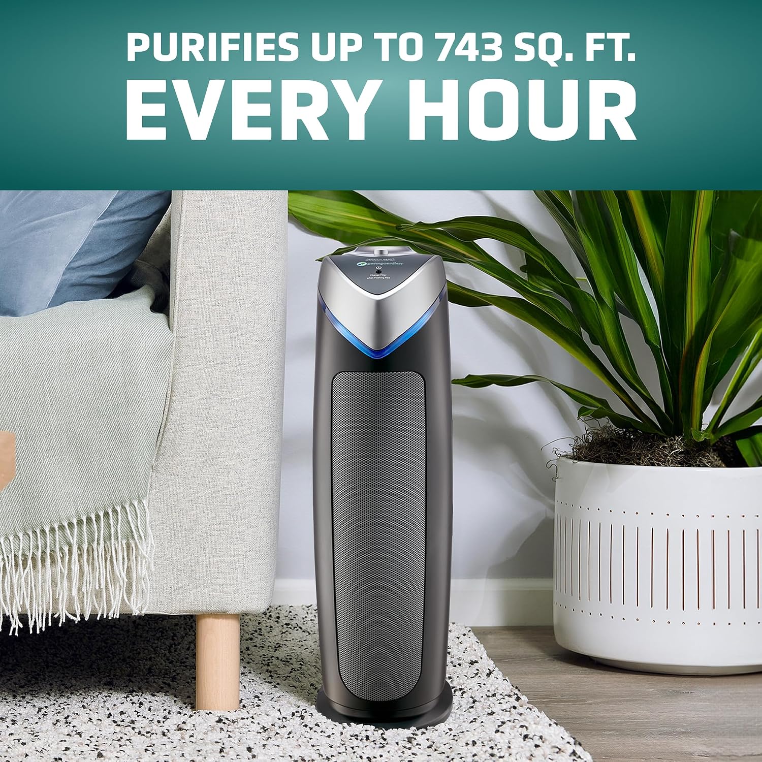 Thumbnail 3 de GermGuardian AC4825E HEPA Purifier 743 sq ft 🌬