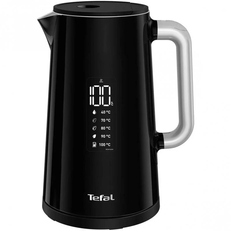 Detalle de Tefal Smart'n Light KO850810 Hervidor Eléctrico 1.7L Negro: temperatura a un clic