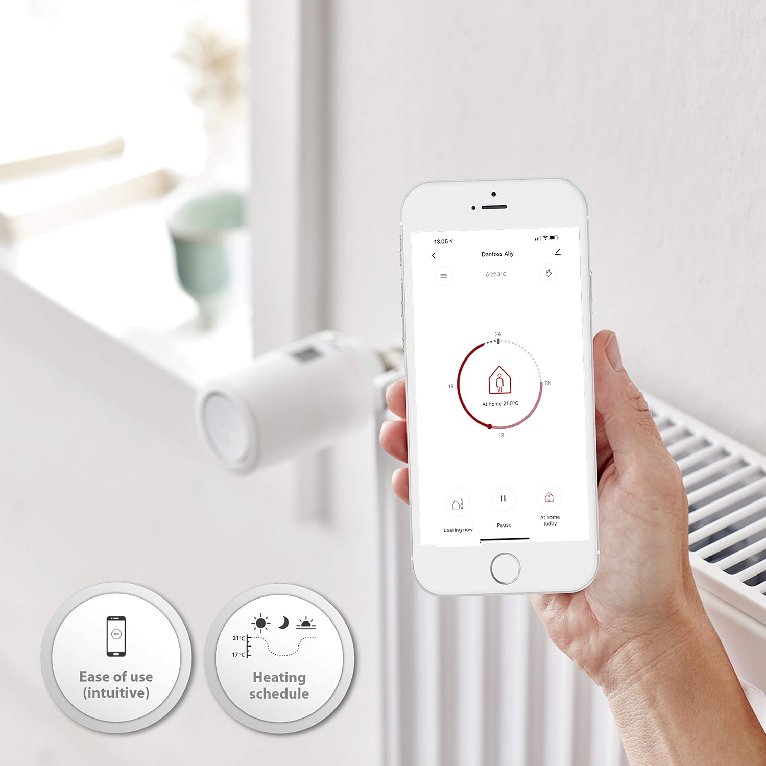Thumbnail 6 de Danfoss Ally Starter-pack: termostato elettronico con gateway per controllo smart del riscaldamento