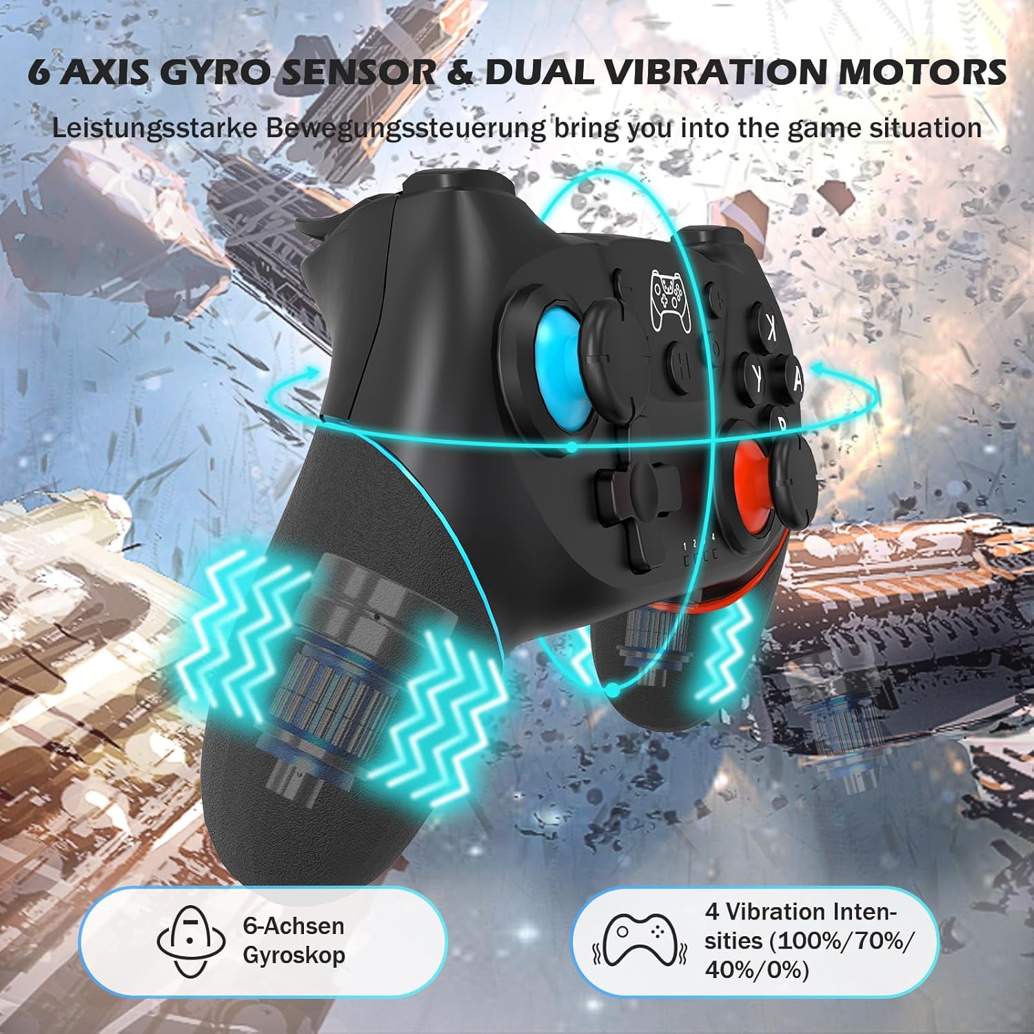 Thumbnail 2 de SPGOOD Wireless Controller 550 mAh