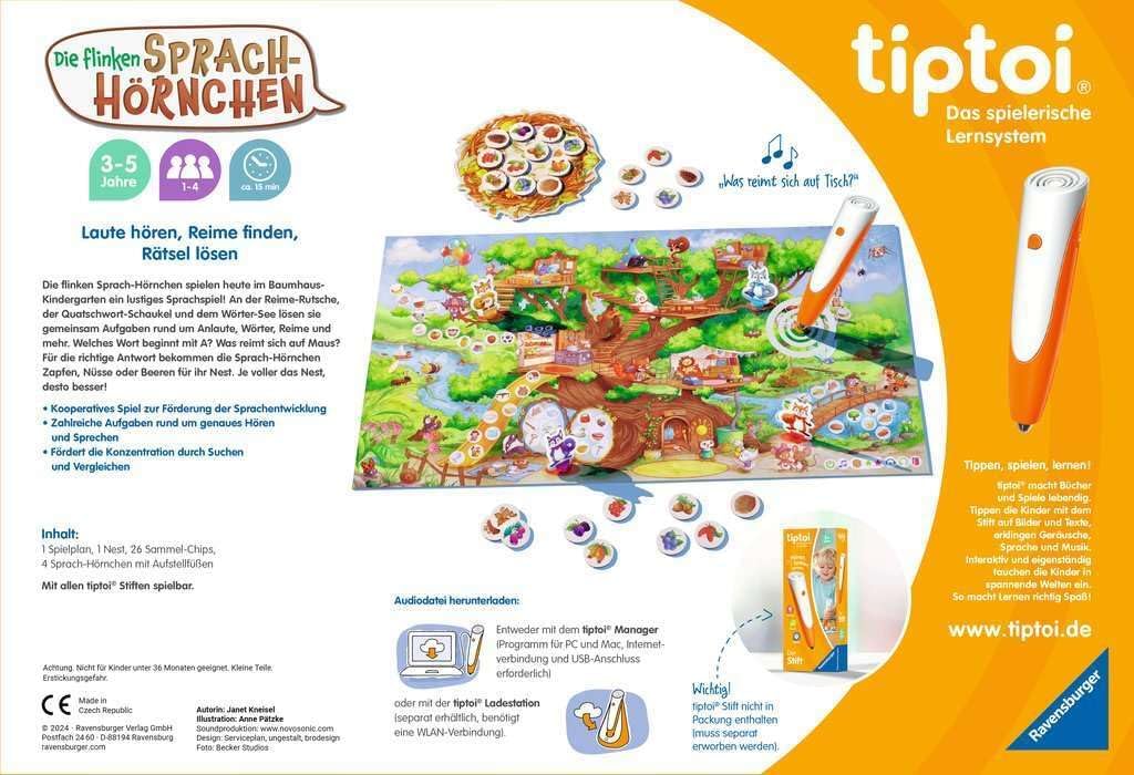 Detalle 2 de Ravensburger tiptoi 00203 gioco educativo per 3+ anni 🎲