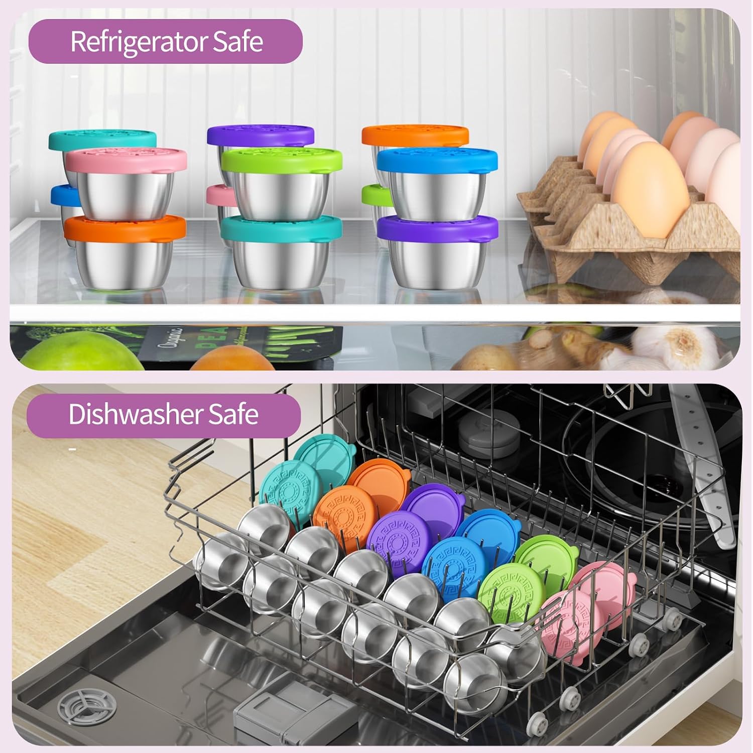 Detalle 1 de PUPILLEMON Sauce Containers 1.6 oz