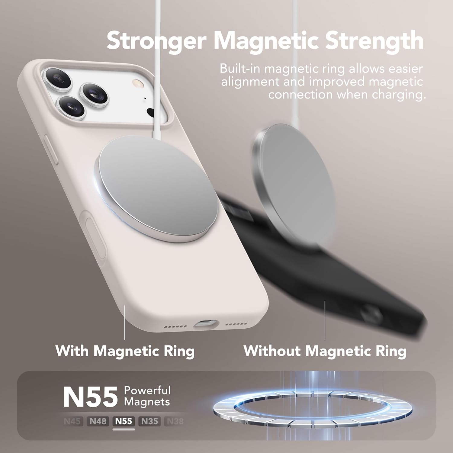 Detalle 2 de GONEZ Magnetic 17 Pro Max 6.9in Case