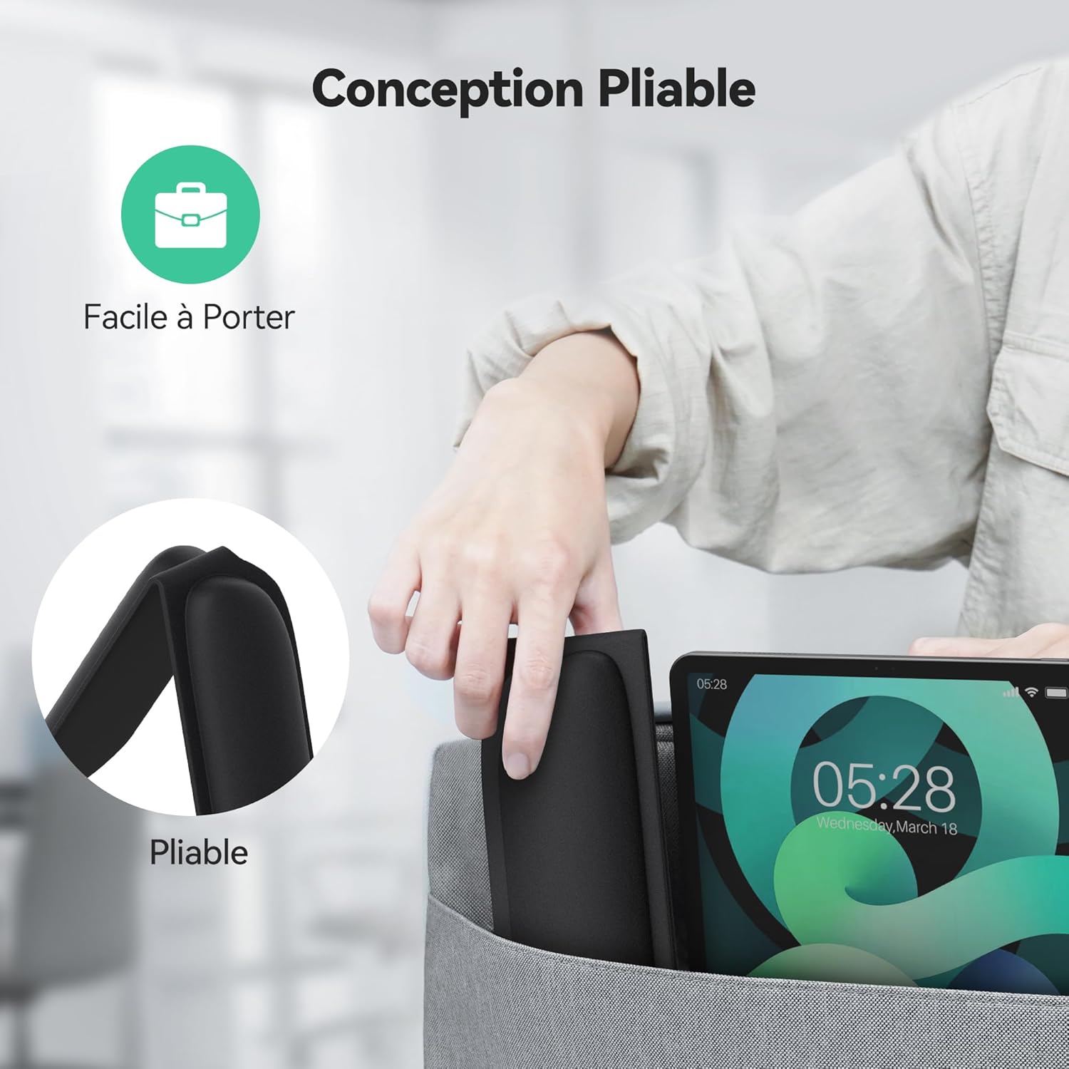 Thumbnail 2 de TECKNET tapis de souris ergonomique 36 mois 🖱️