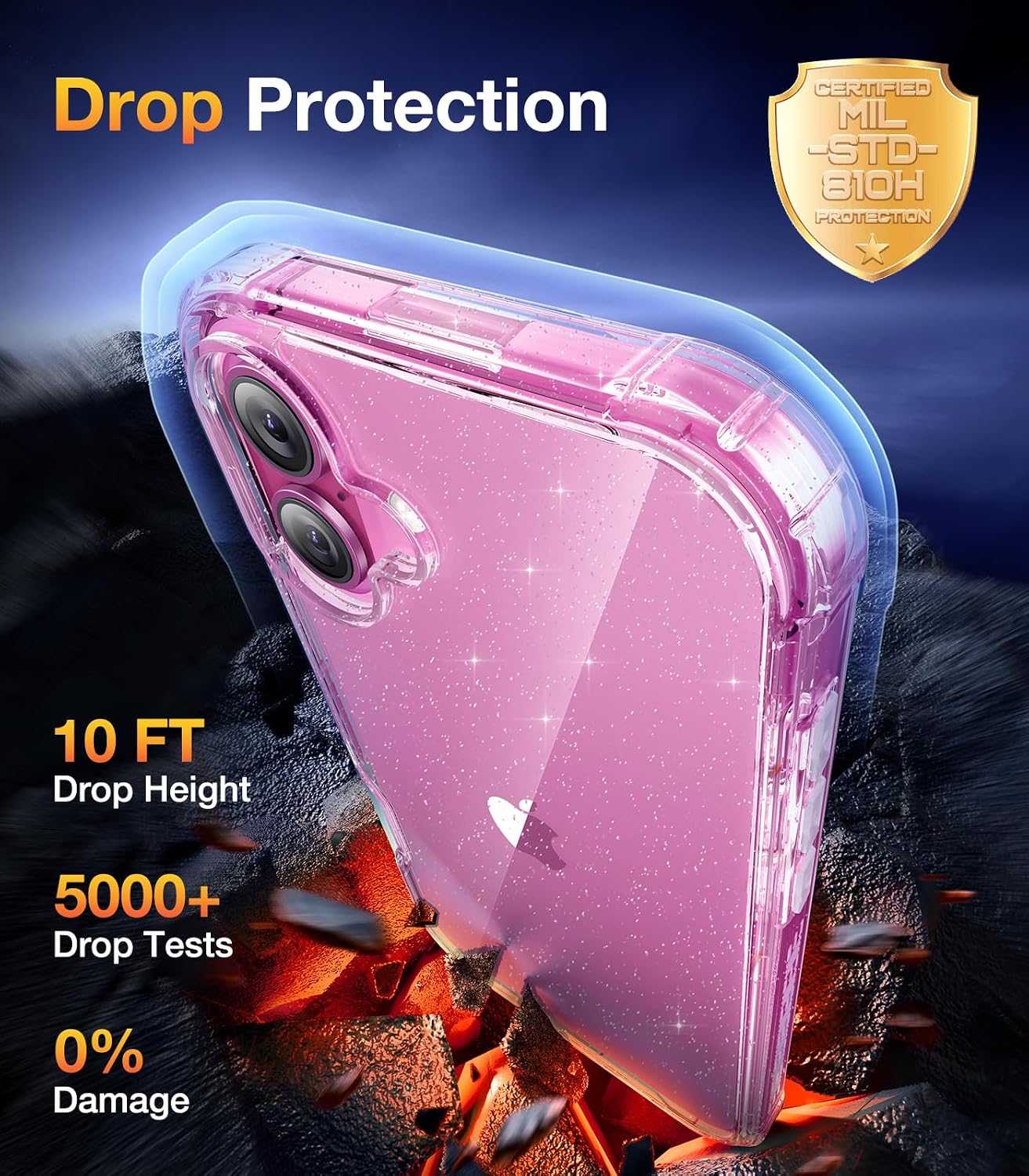 Detalle de Diaclara iPhone 16 Case 6.1"
