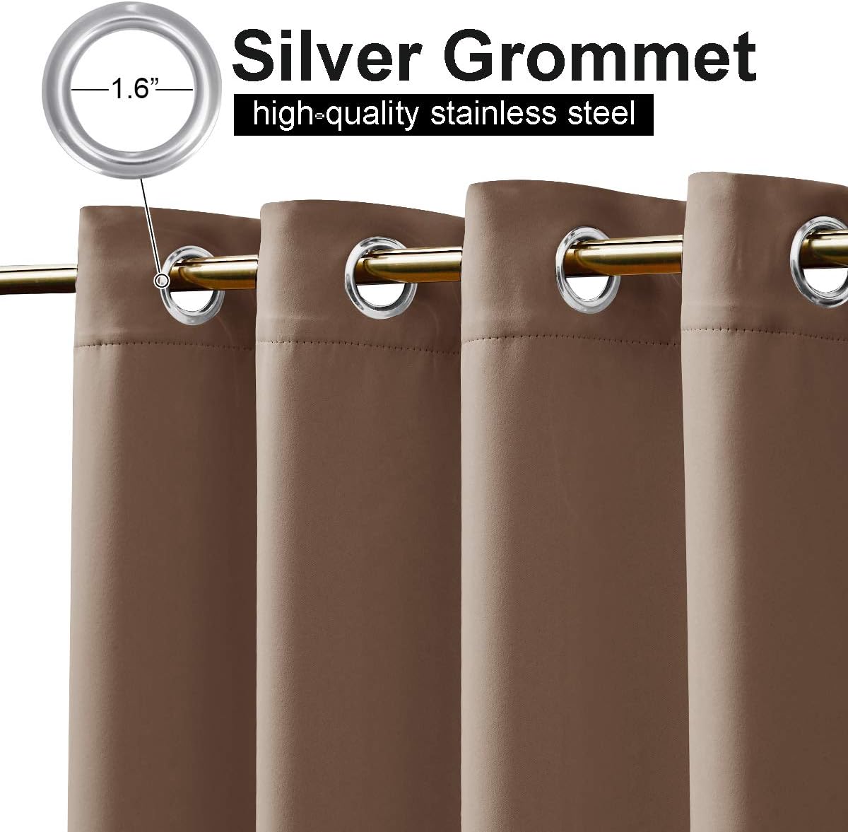 Detalle 2 de NICETOWN Outdoor Divider Curtain 100×84