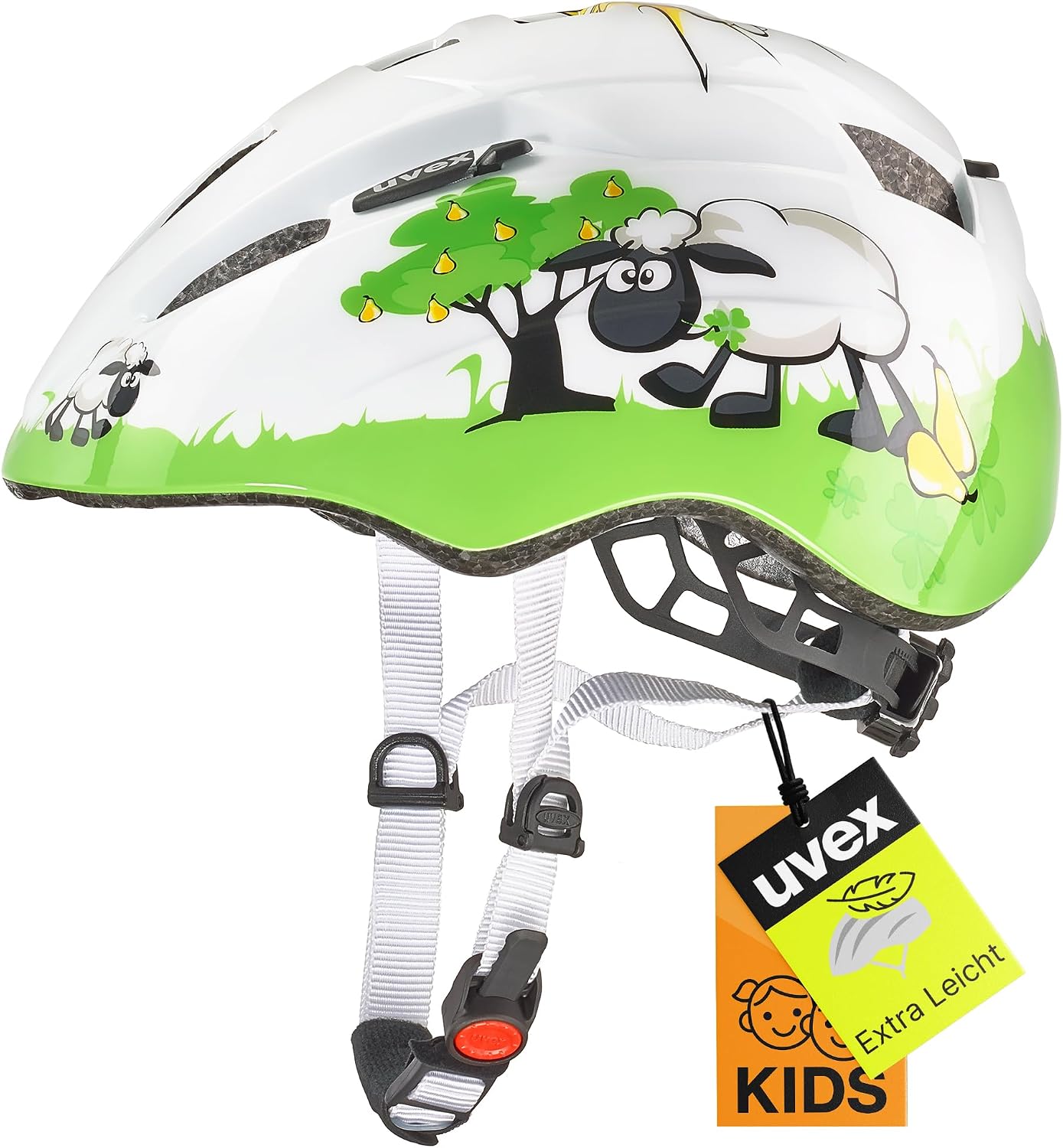 Detalle de uvex Kid 2 – Leichter Kinder-Fahrradhelm mit IAS-Verstellung, waschbarer Innenausstattung und sicherem Tragekomfort