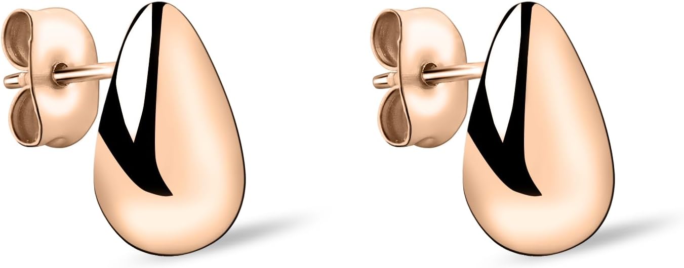 Thumbnail 6 de LIEBESKIND BERLIN Damen Tropfen Schmuck – Edelstahl-Ohrstecker 1,2 cm