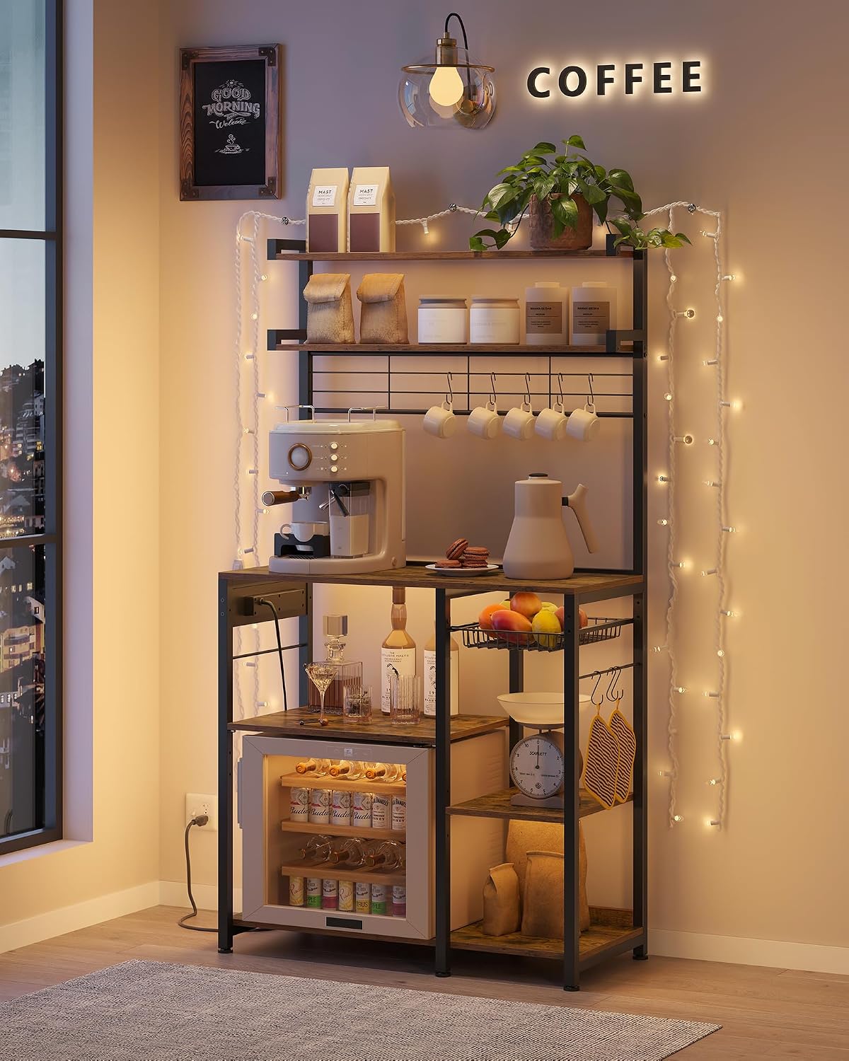 Detalle 2 de VASAGLE KKS031K11 Scaffale cucina 40x90x165,5 cm