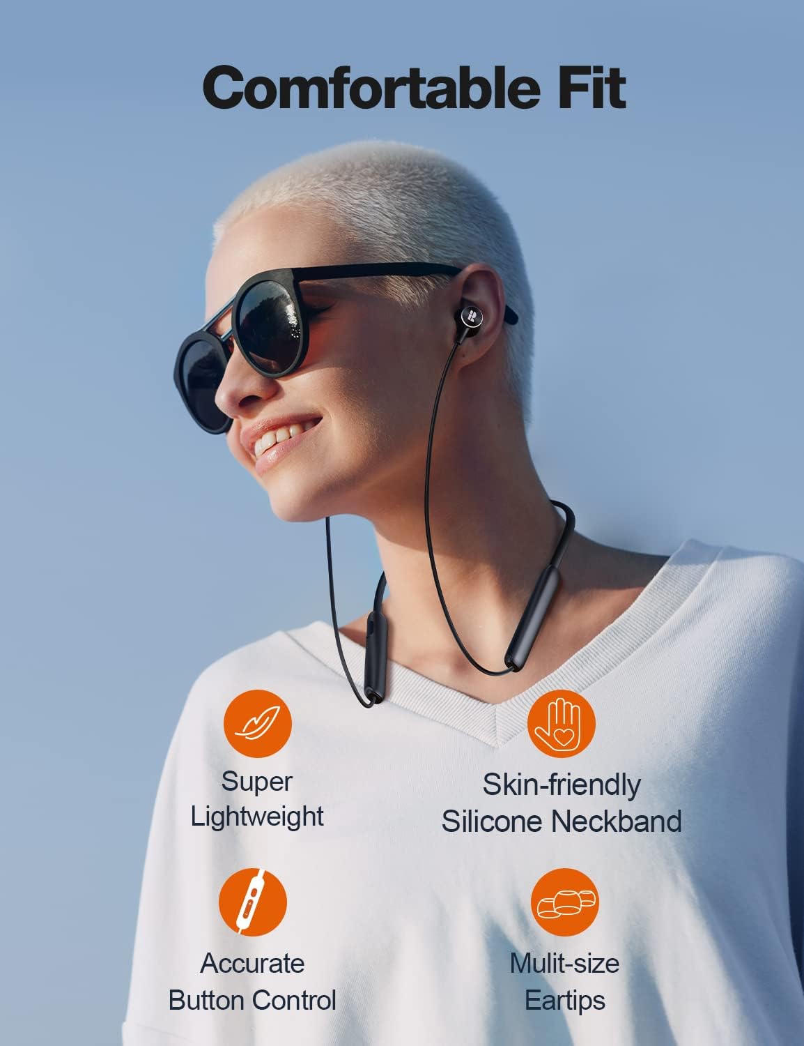 Thumbnail 3 de Rythflo V5.2 Wireless Neckband Earphones, 30H