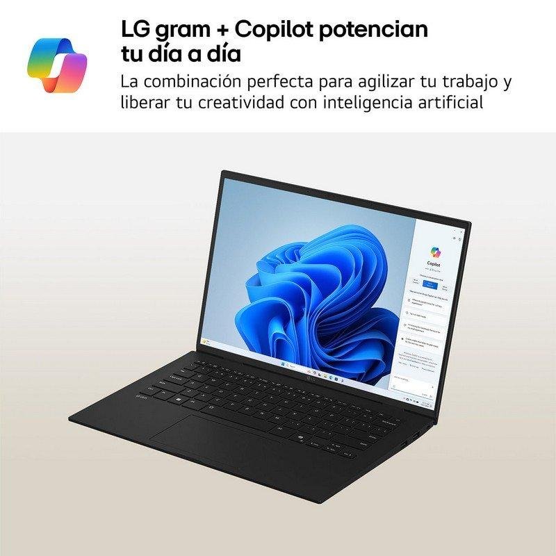 Detalle 2 de LG gram 14Z90T 14": portátil ultraligero con Intel Core Ultra 7 255H, 32 GB y 1 TB SSD
