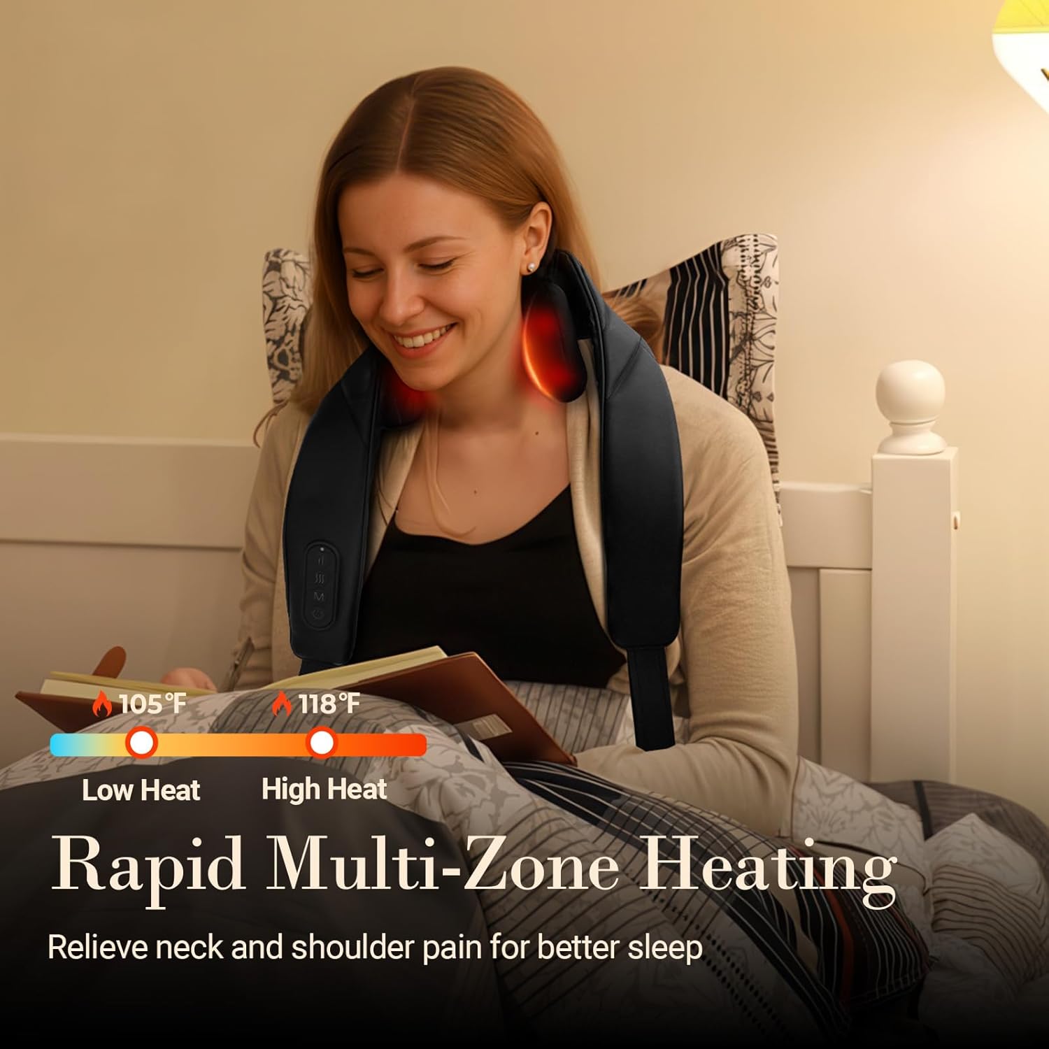 Detalle 2 de CuPiLo Cordless Neck Massager with Heat