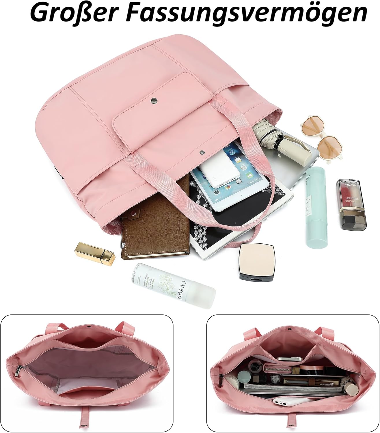 Thumbnail 6 de TANTOMI Handtasche für Damen – geräumige Strand-/Arbeits-/Sporttasche mit Laptop-Platz
