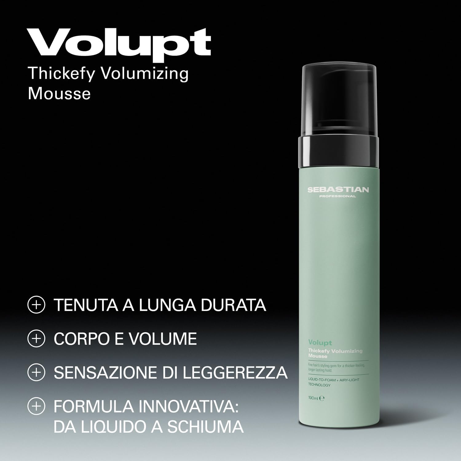 Thumbnail 2 de Sebastian Professional Volupt Max Volumizing Spray Gel – spray volumizzante per capelli fini con finitura morbida