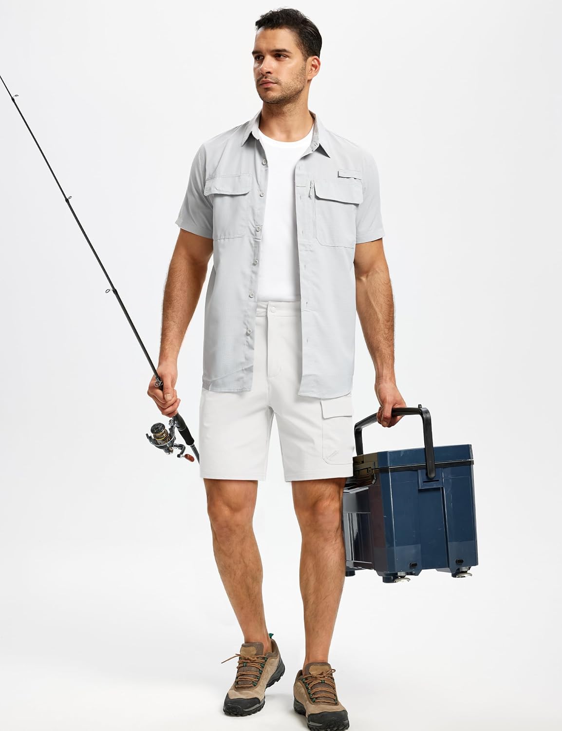 Thumbnail 6 de TACVASEN Men's Cargo Shorts, 7-Inch/10-Inch, Quick-Dry Stretch Nylon
