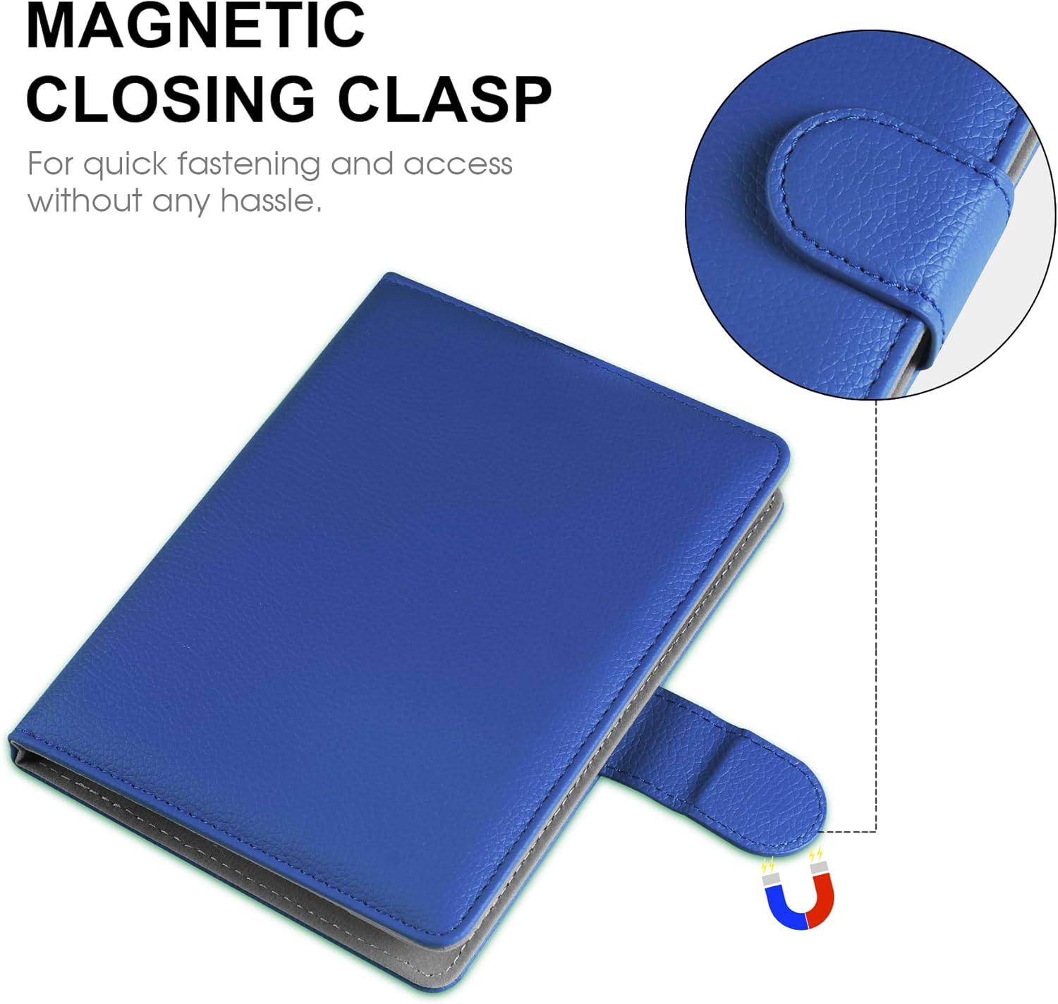 Thumbnail 2 de HoYiXi Universal Hülle für 6–7" eBook Reader (Lederoptik) – Blau