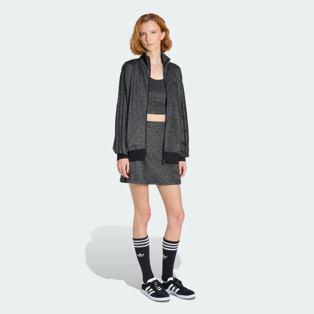 Thumbnail 2 de ADIDAS ORIGINALS LUREX® MINI SKIRT negro