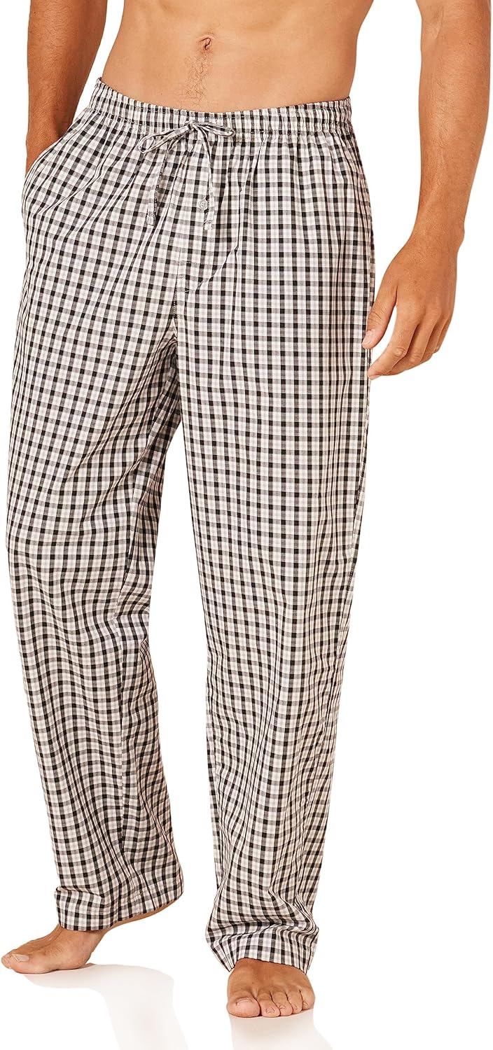 Thumbnail 6 de Amazon Essentials Men's Straight-Fit Woven Pyjama Bottoms with Pockets
