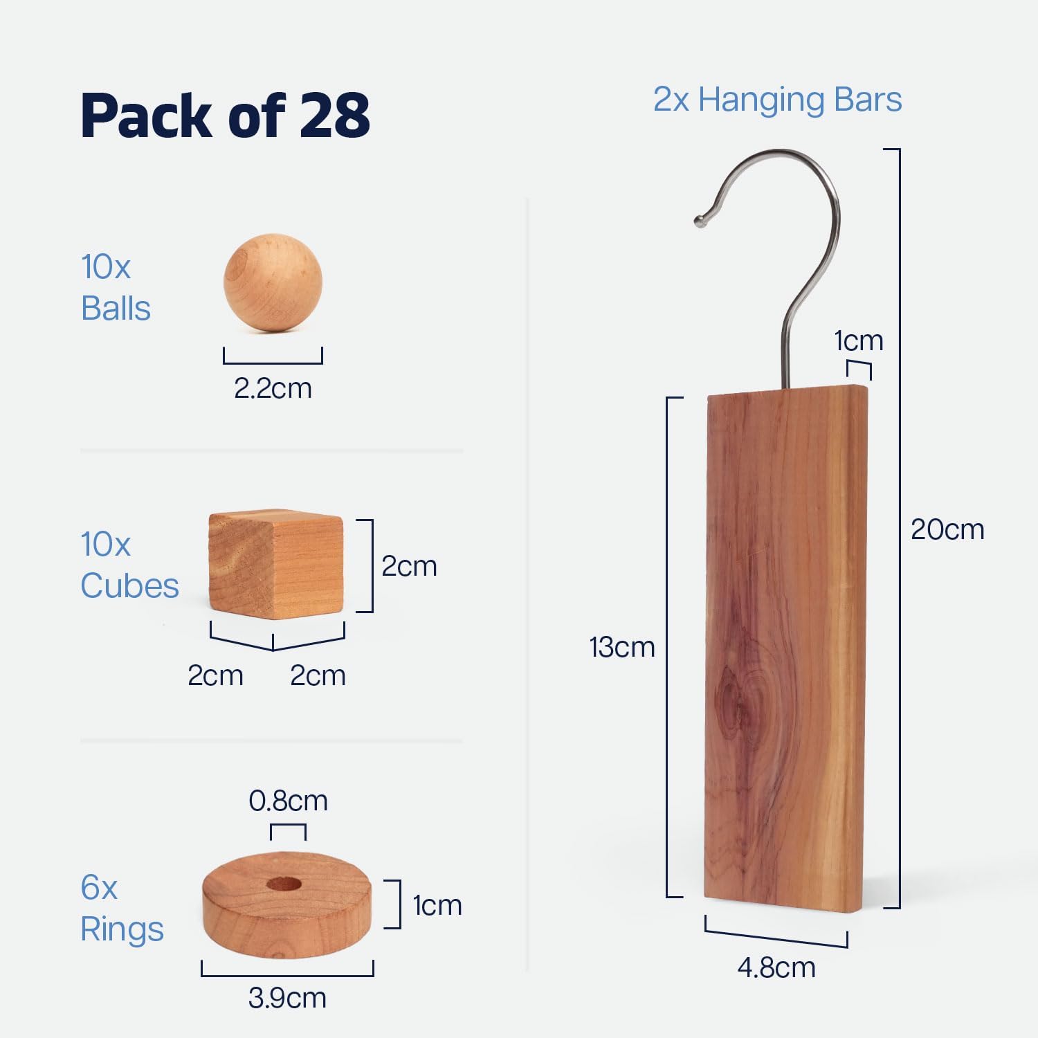 Thumbnail 1 de Cedarwood Moth Repellent for Wardrobes