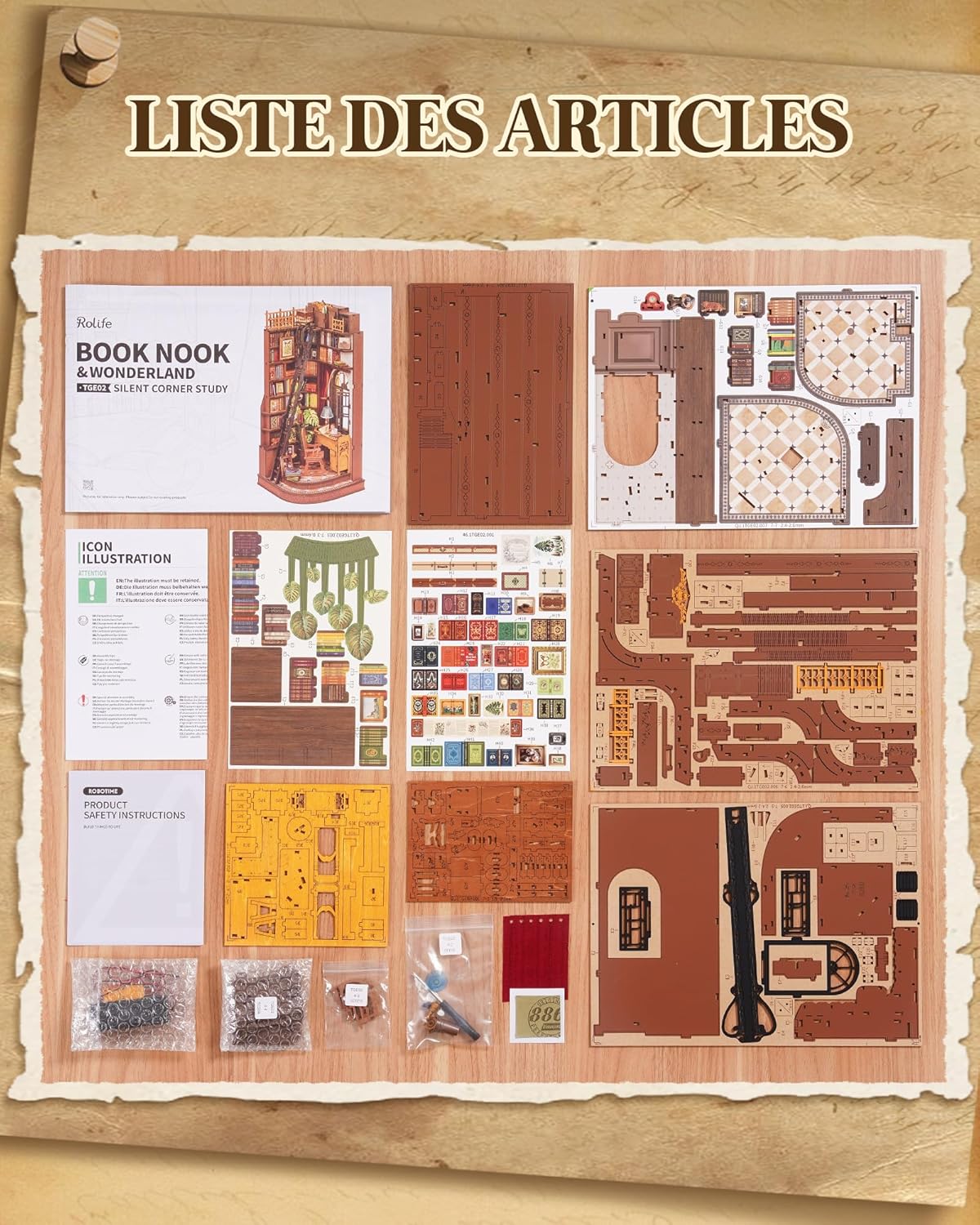 Thumbnail 5 de Rolife Book Nook 3,5 h DIY 📚