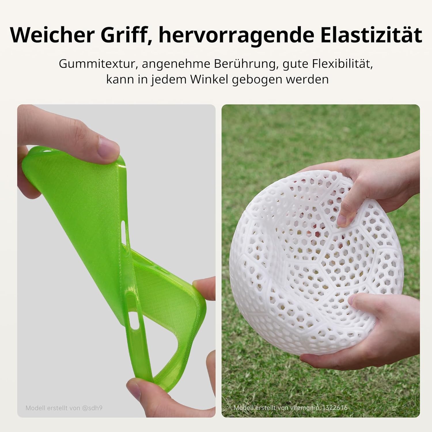 Thumbnail 1 de ANYCUBIC TPU Filament 1,75 mm 95A – flexibles 3D-Druckerfilament in Schwarz, 1 kg