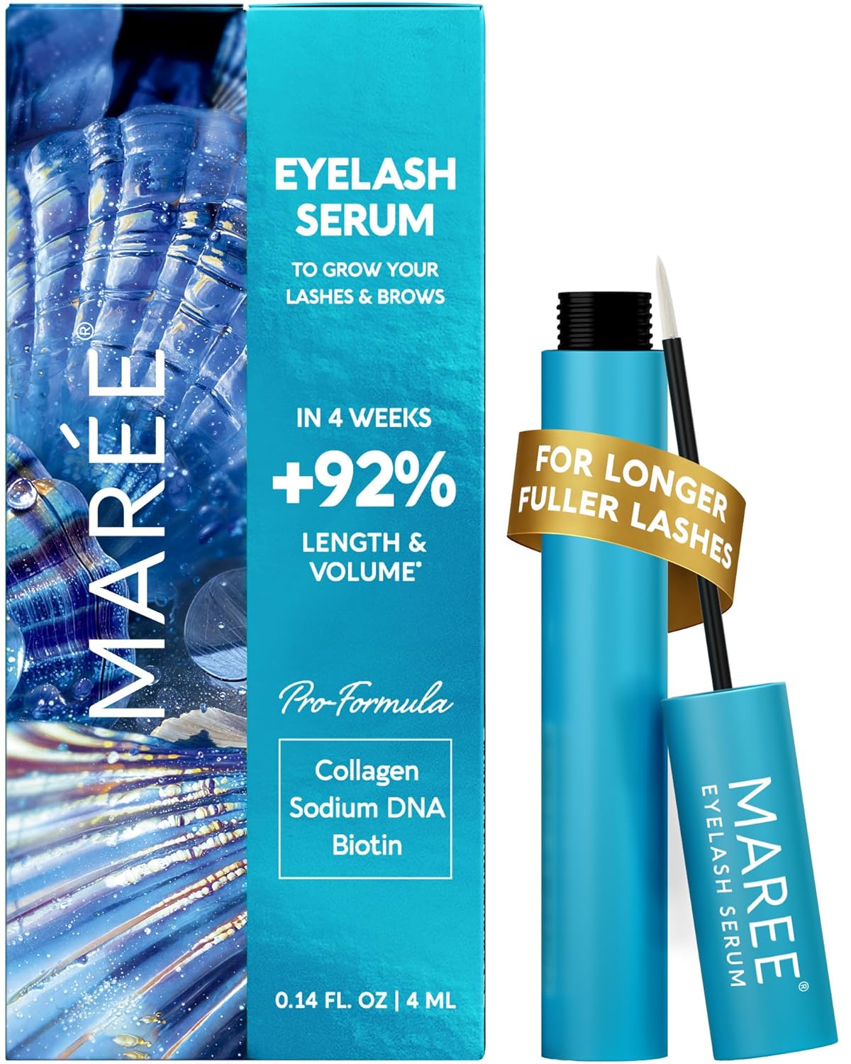 Detalle de MAREE Eyelash Serum 4–6 weeks growth
