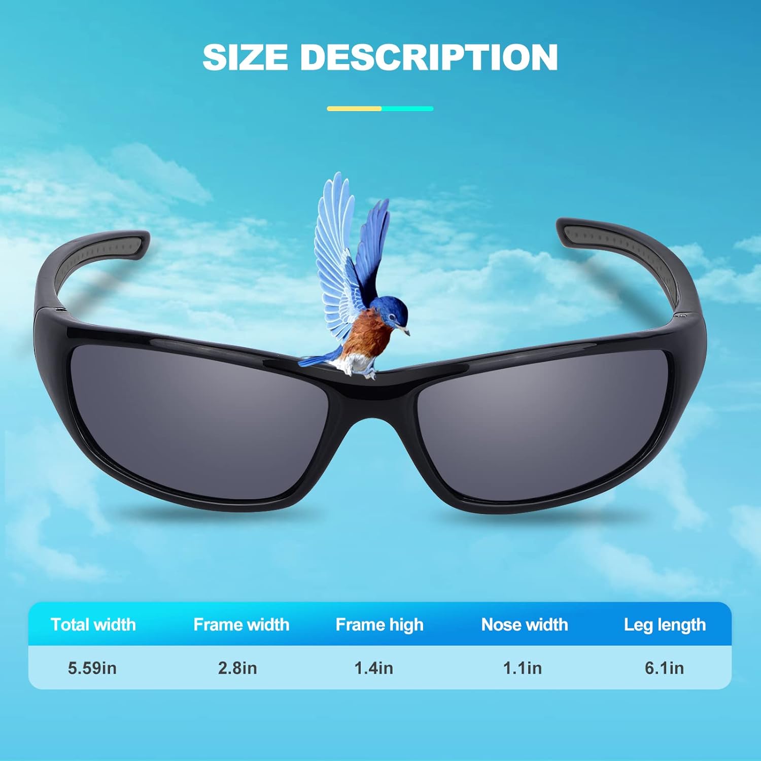 Thumbnail 3 de Duduma Sonnenbrille Herren Polarisiert – UV400 Schutz, Leichtgewicht, Sport- und Freizeitbrille