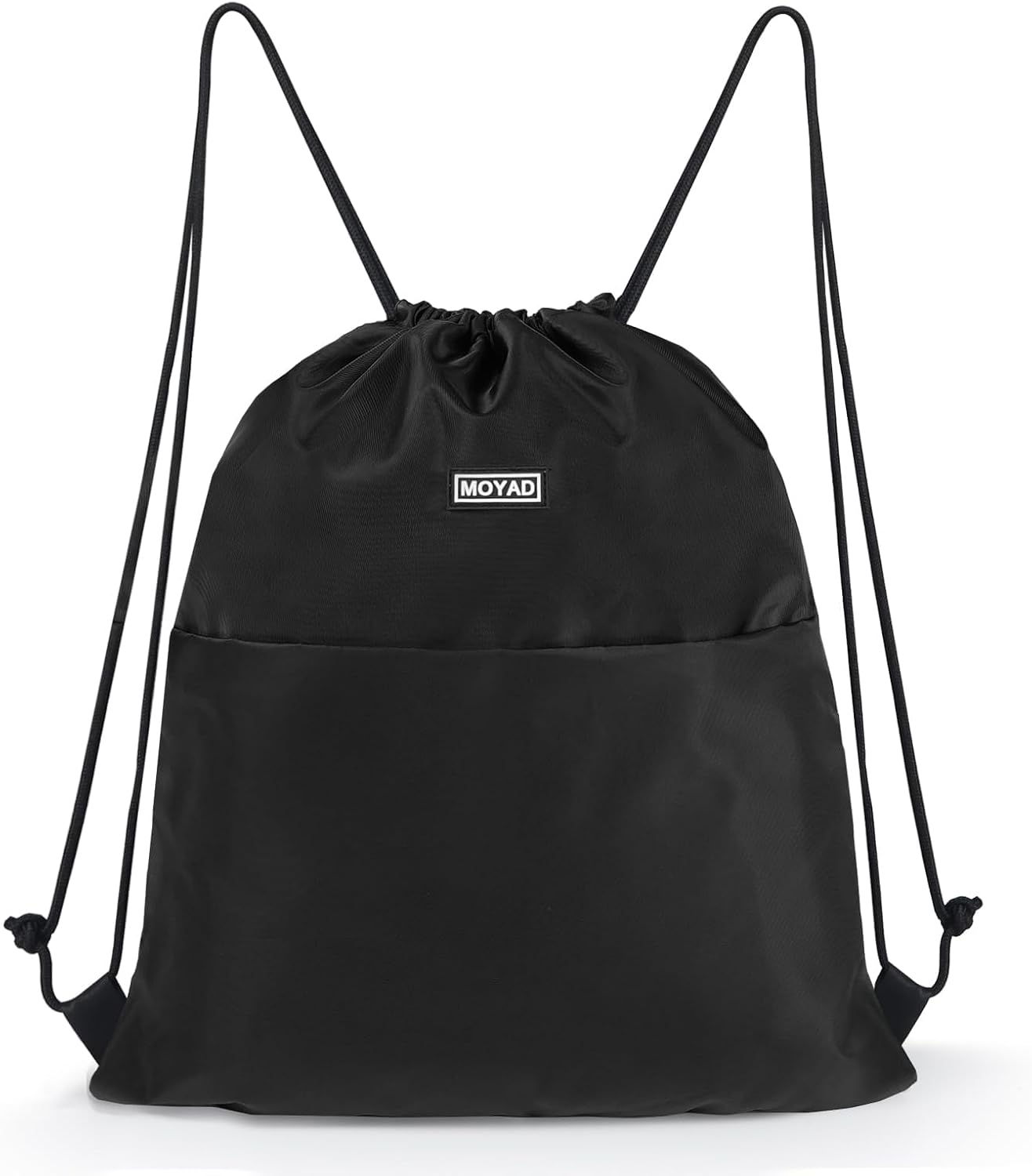 Detalle de Moyad Drawstring Bags for Kids & Adults 37x44 Cm – Lightweight, Versatile Gym Bag with Zip Pocket