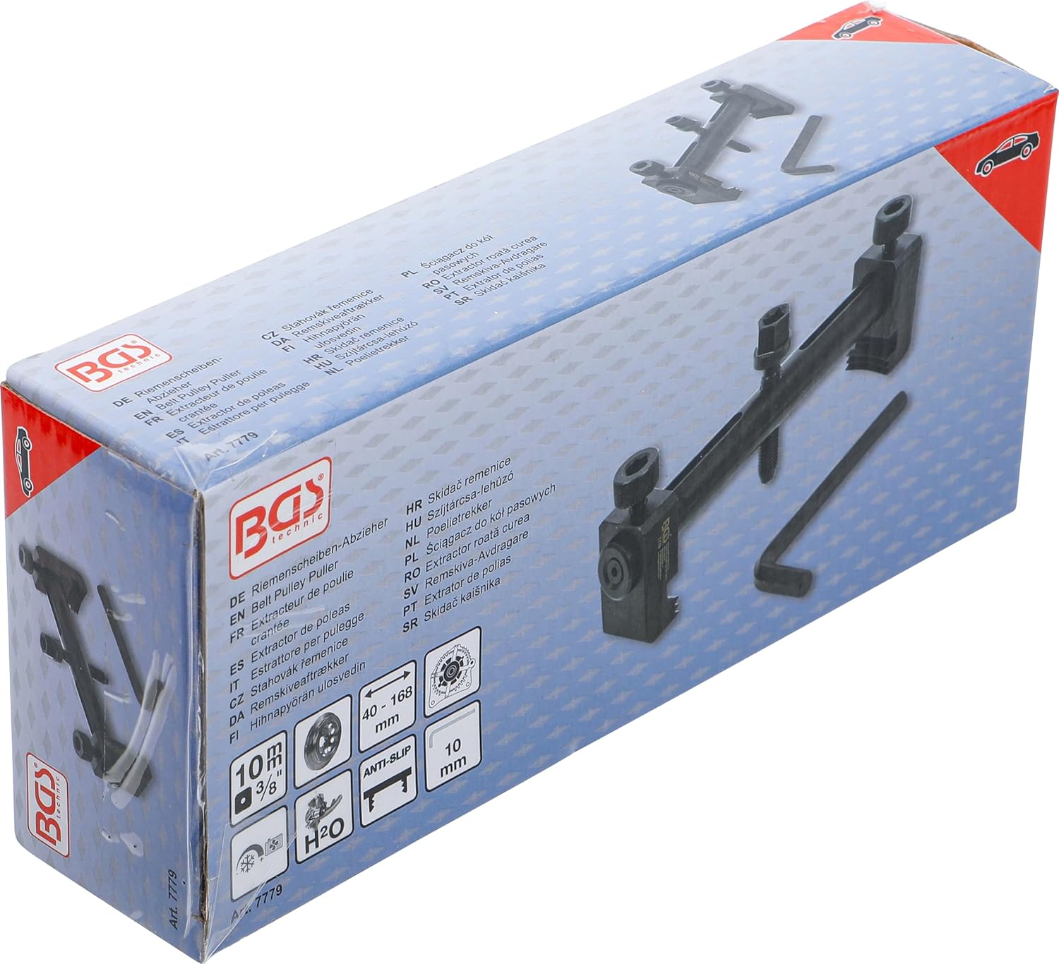 Detalle de BGS 7779 estrattore pulegge 40-168 mm