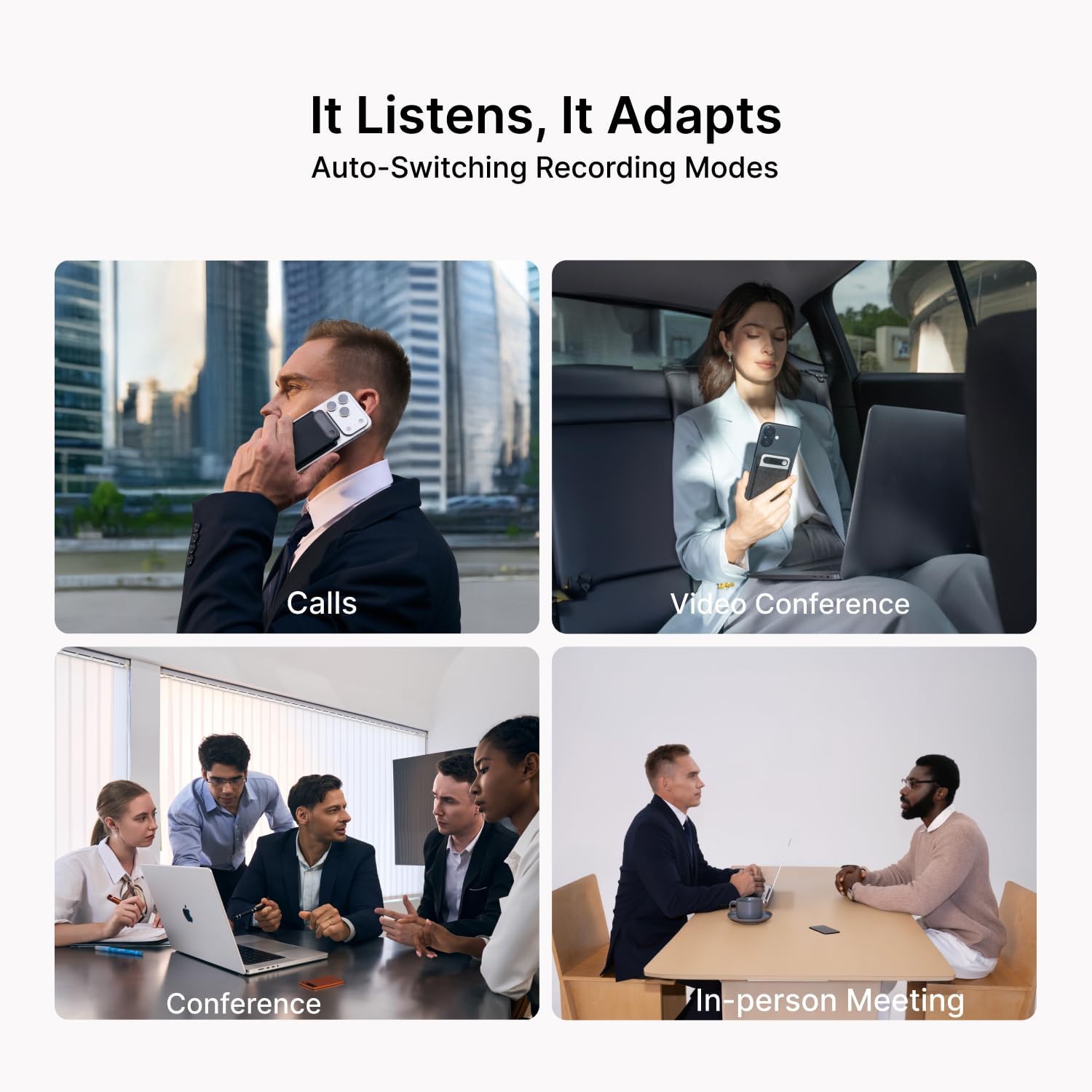Thumbnail 3 de Comulytic Note Pro AI Voice Recorder: 64GB, 113 Languages and Unlimited Transcription