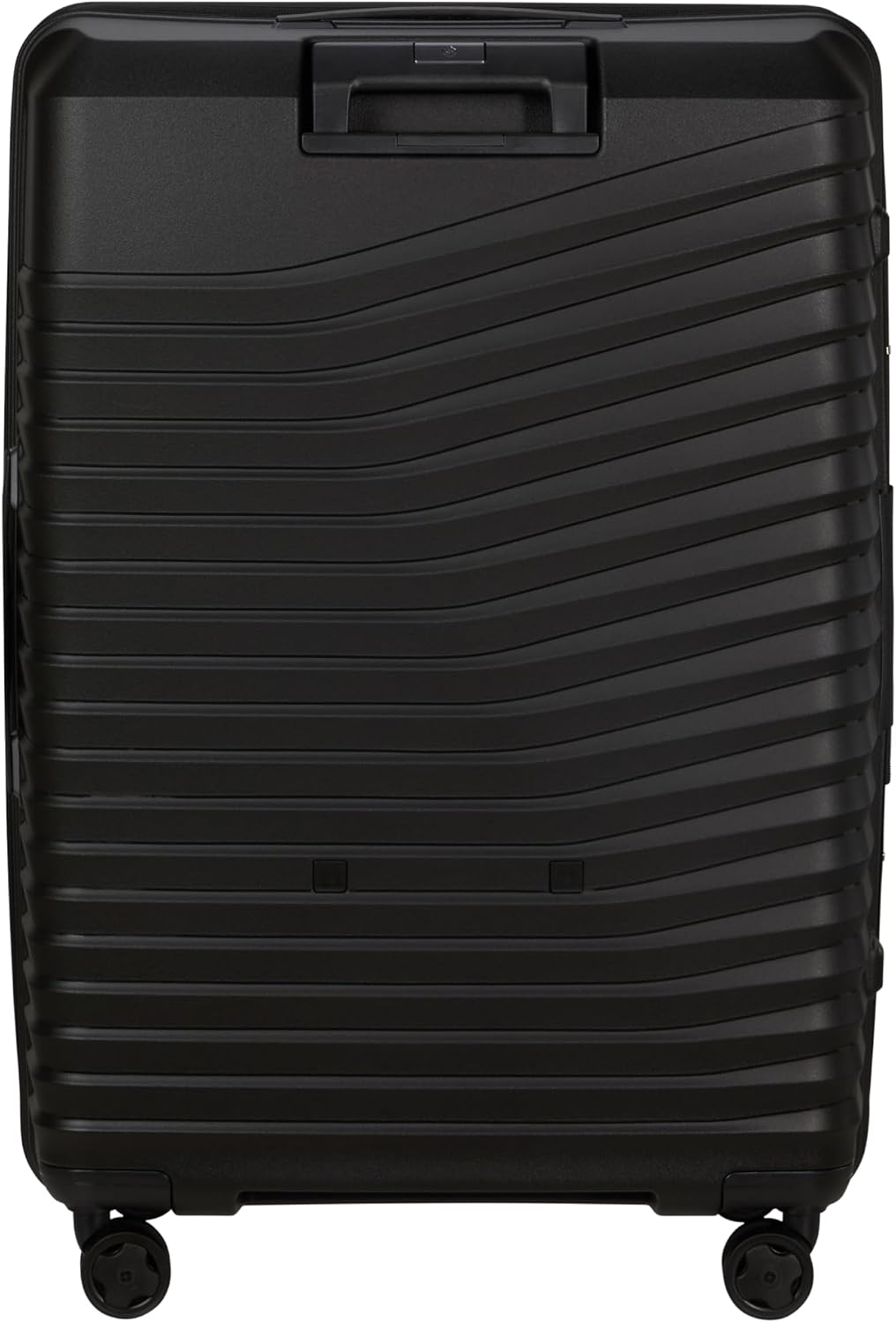 Detalle de Samsonite Intuo Spinner L – Erweiterbarer Koffer 75 cm, 105/115 L, Schwarz