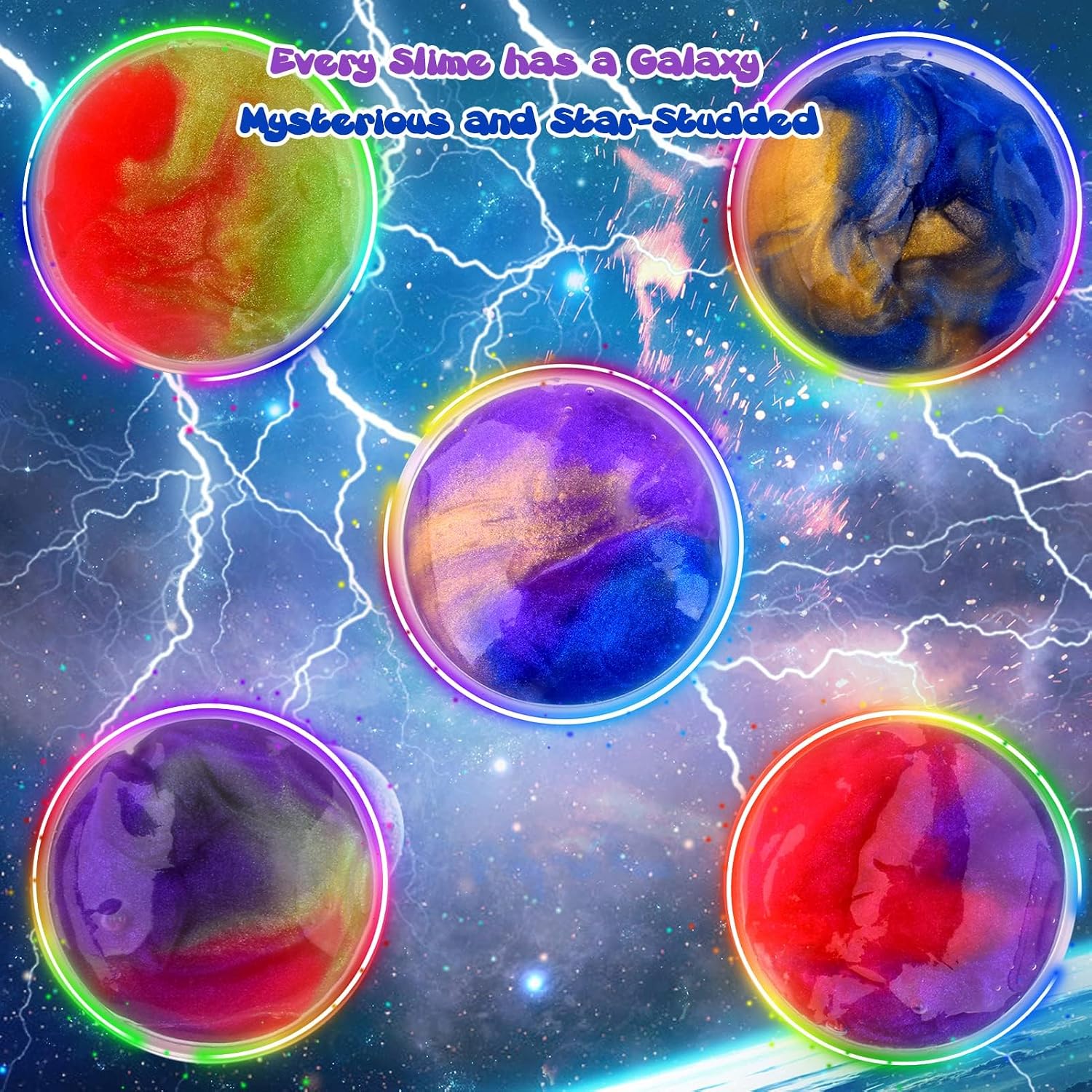 Thumbnail 4 de Galaxy Slime Kit 60 Pack 1 oz
