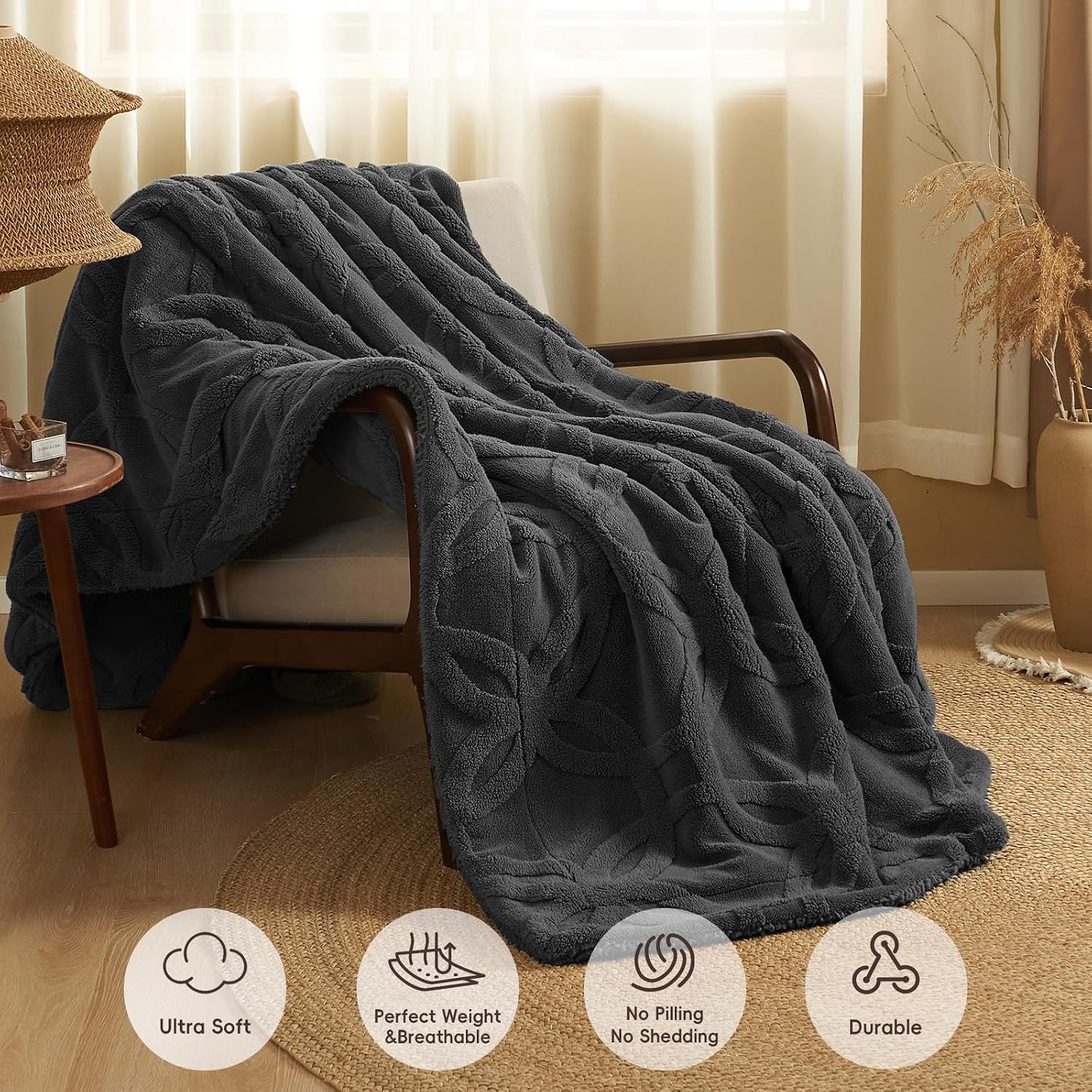 Detalle 1 de PHF Sherpa Blanket, 90" x 90