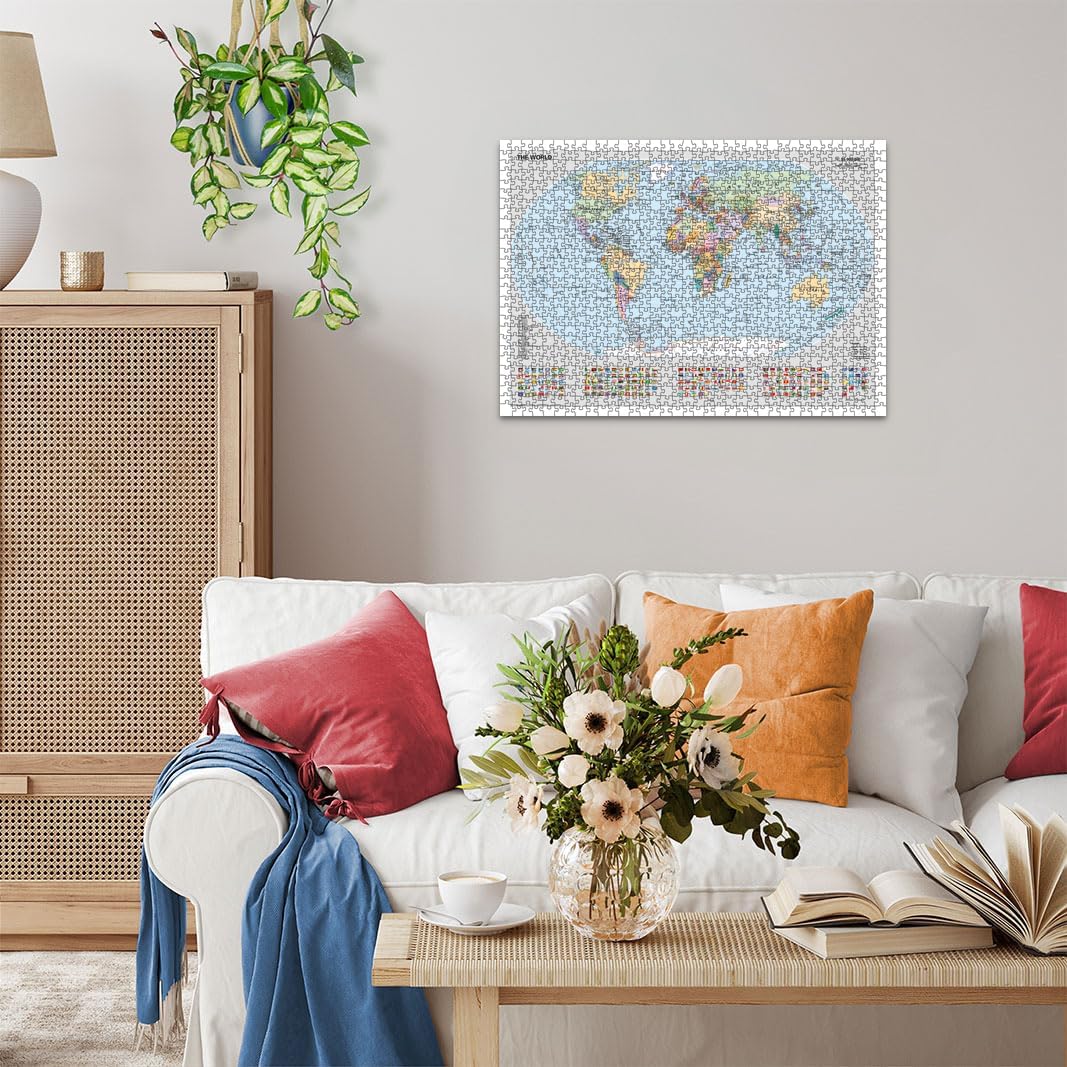 Thumbnail 4 de Ravensburger Mappamondo Politico 1000 pezzi 🧩