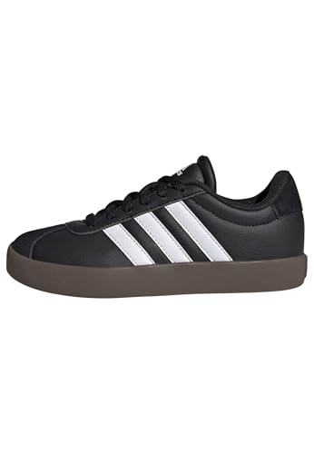 Detalle de adidas Kids' VL Court 3.0 - Chaussure en daim pour enfants