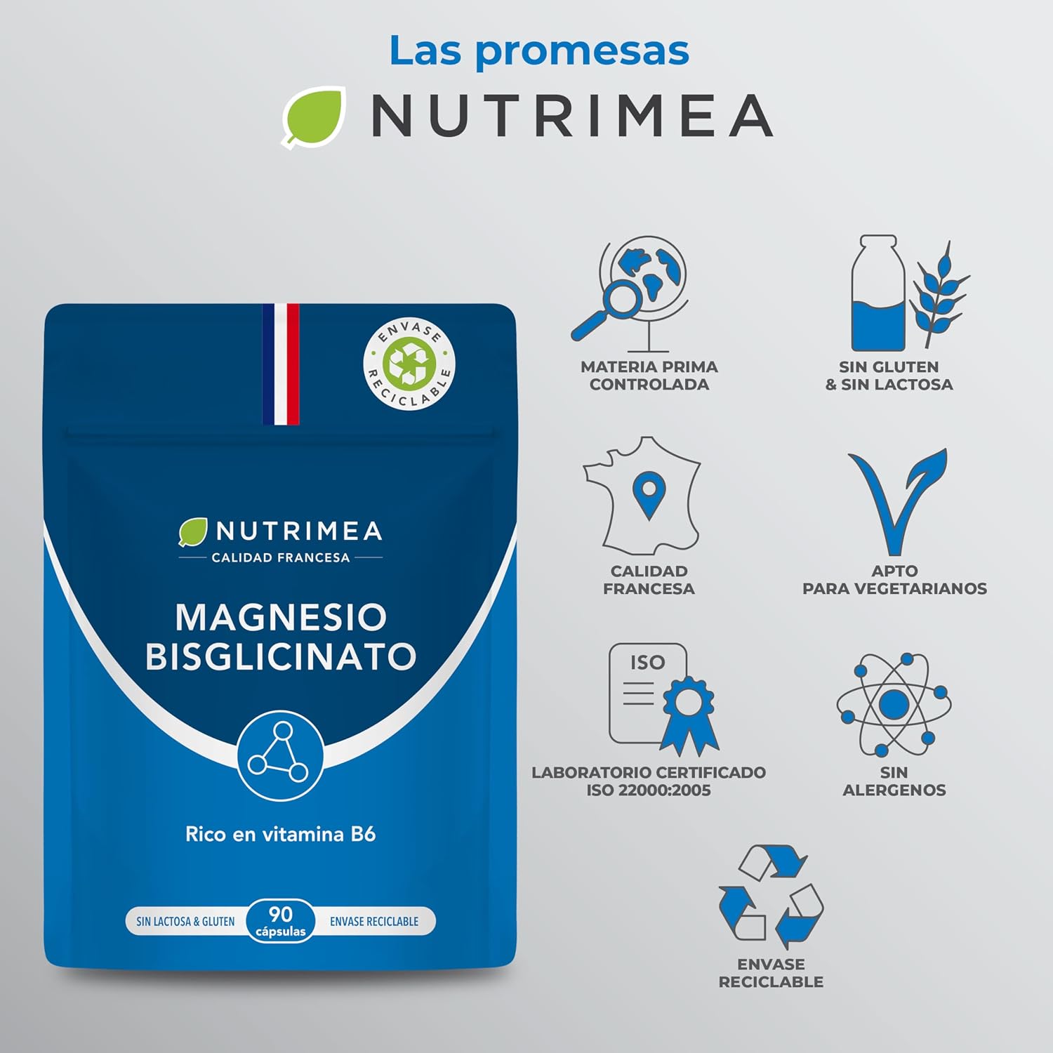 Thumbnail 5 de Nutrimea Magnesio Bisglicinato 90 cápsulas