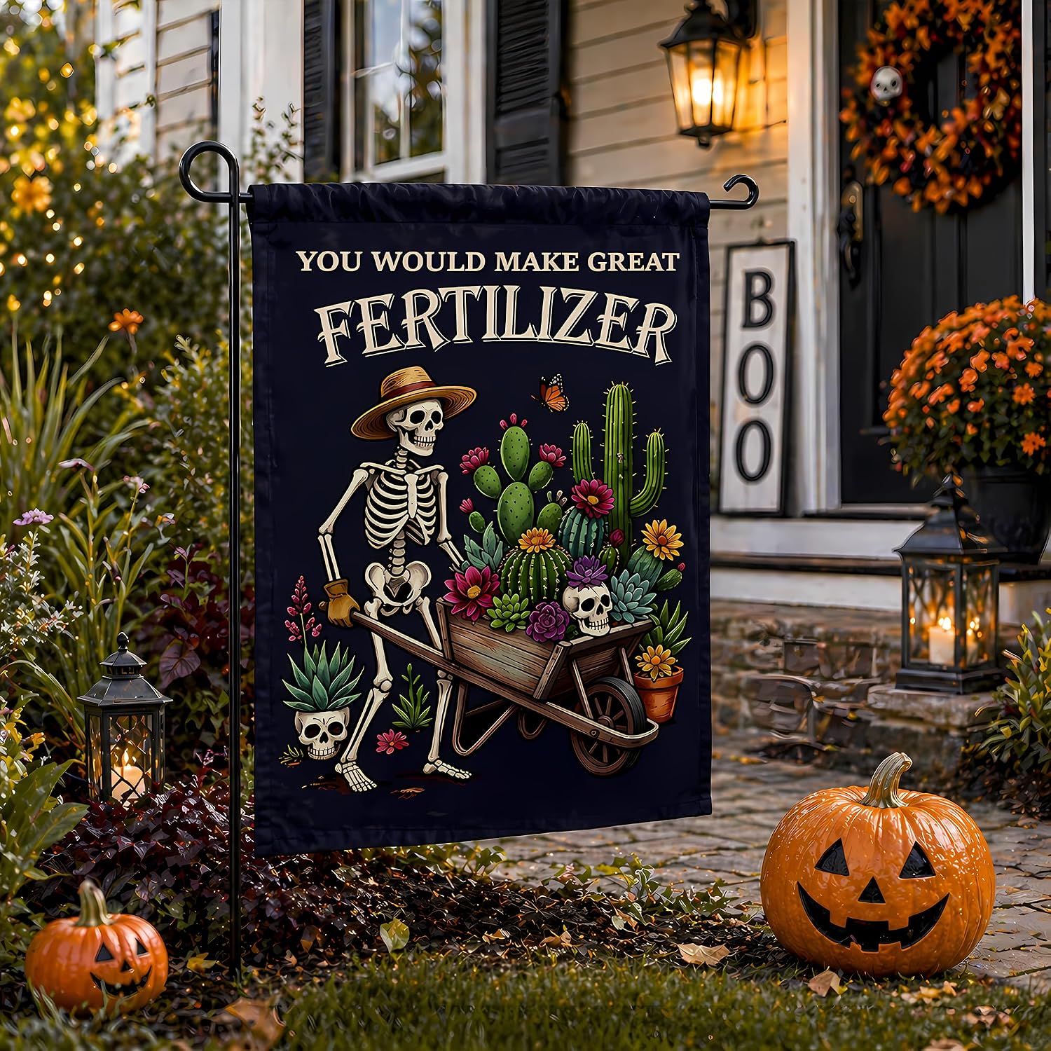 Detalle 1 de Halloween Garden Flag, 12 x 18 Inch