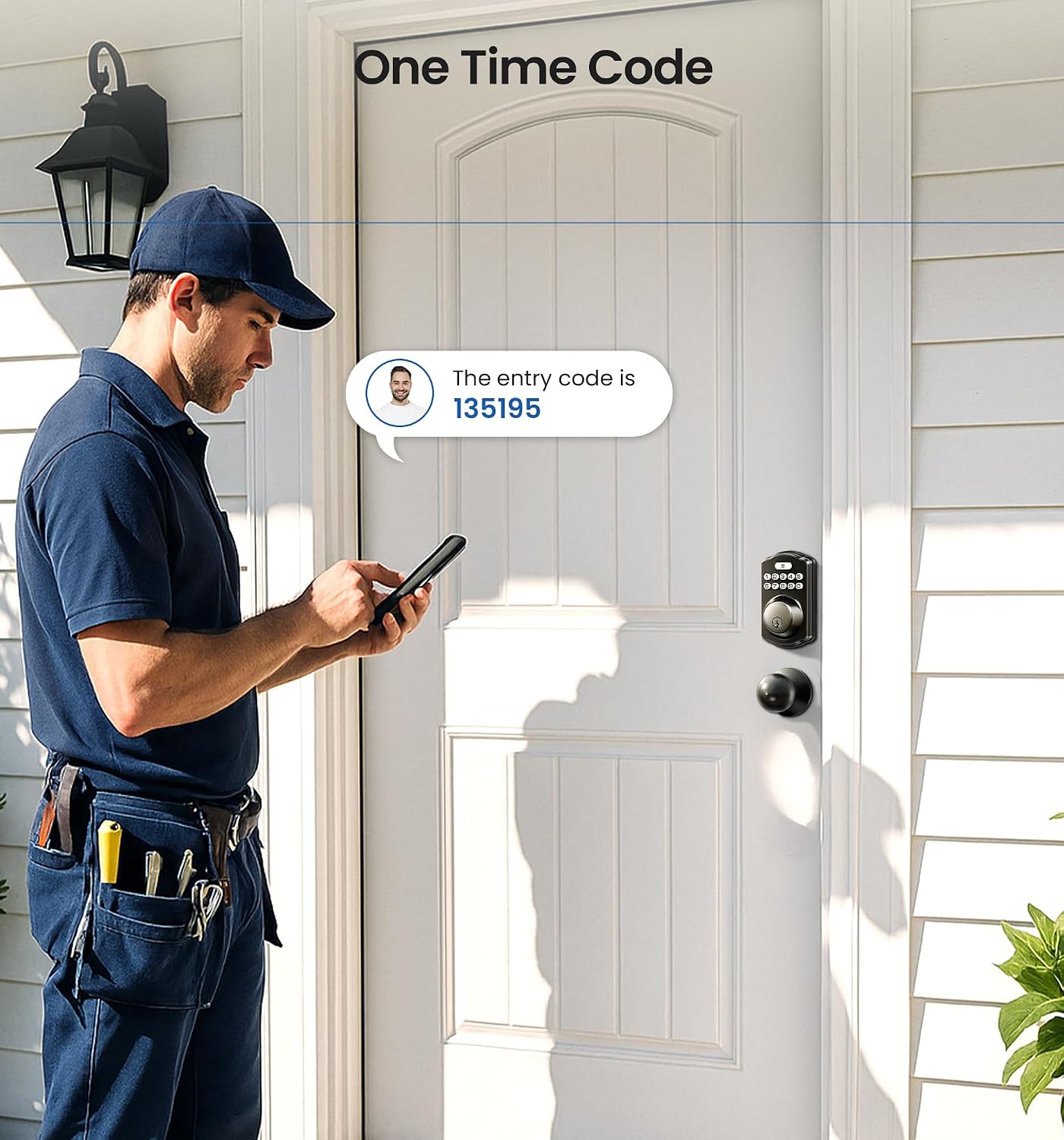Thumbnail 6 de Veise Keyless Entry Deadbolt Matte Black