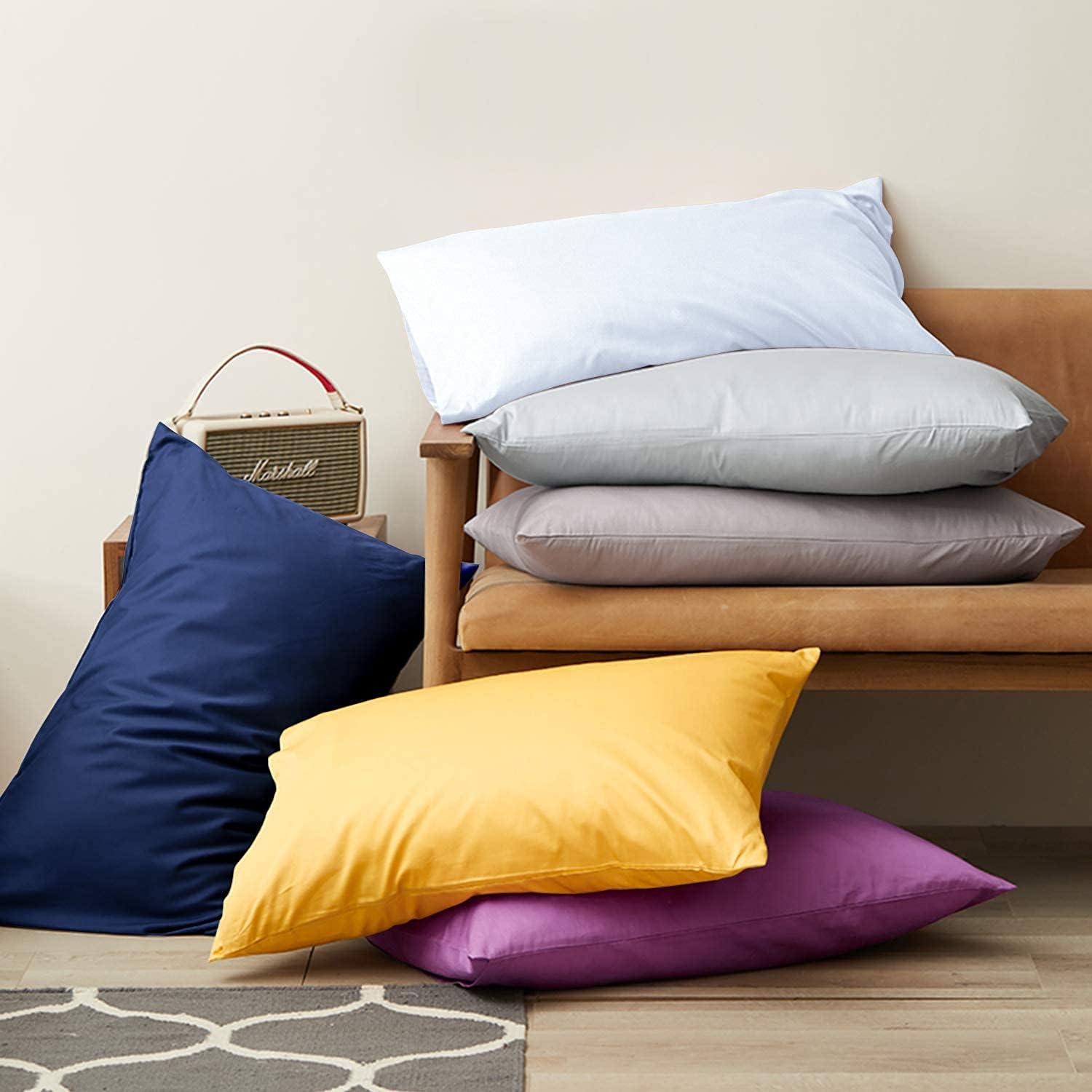 Thumbnail 4 de NTBAY 2 Pack 500 Thread Count Pillowcases