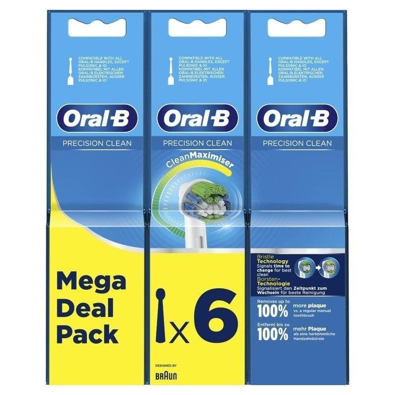 Thumbnail 3 de Oral-B Precision Clean recambio de cepillo eléctrico (80339528), pack de 6 piezas